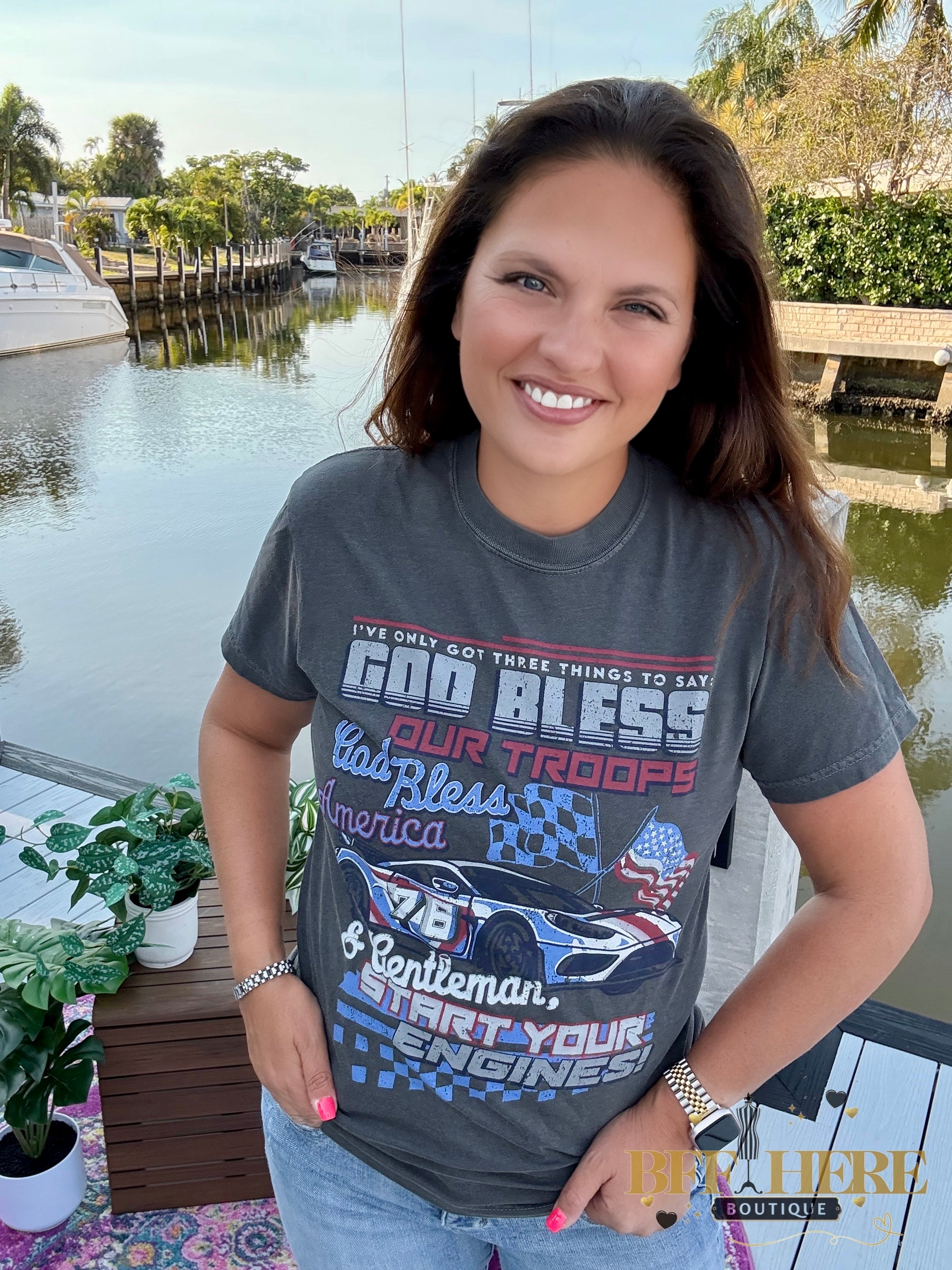 Fast Track America Tee - BFF Here