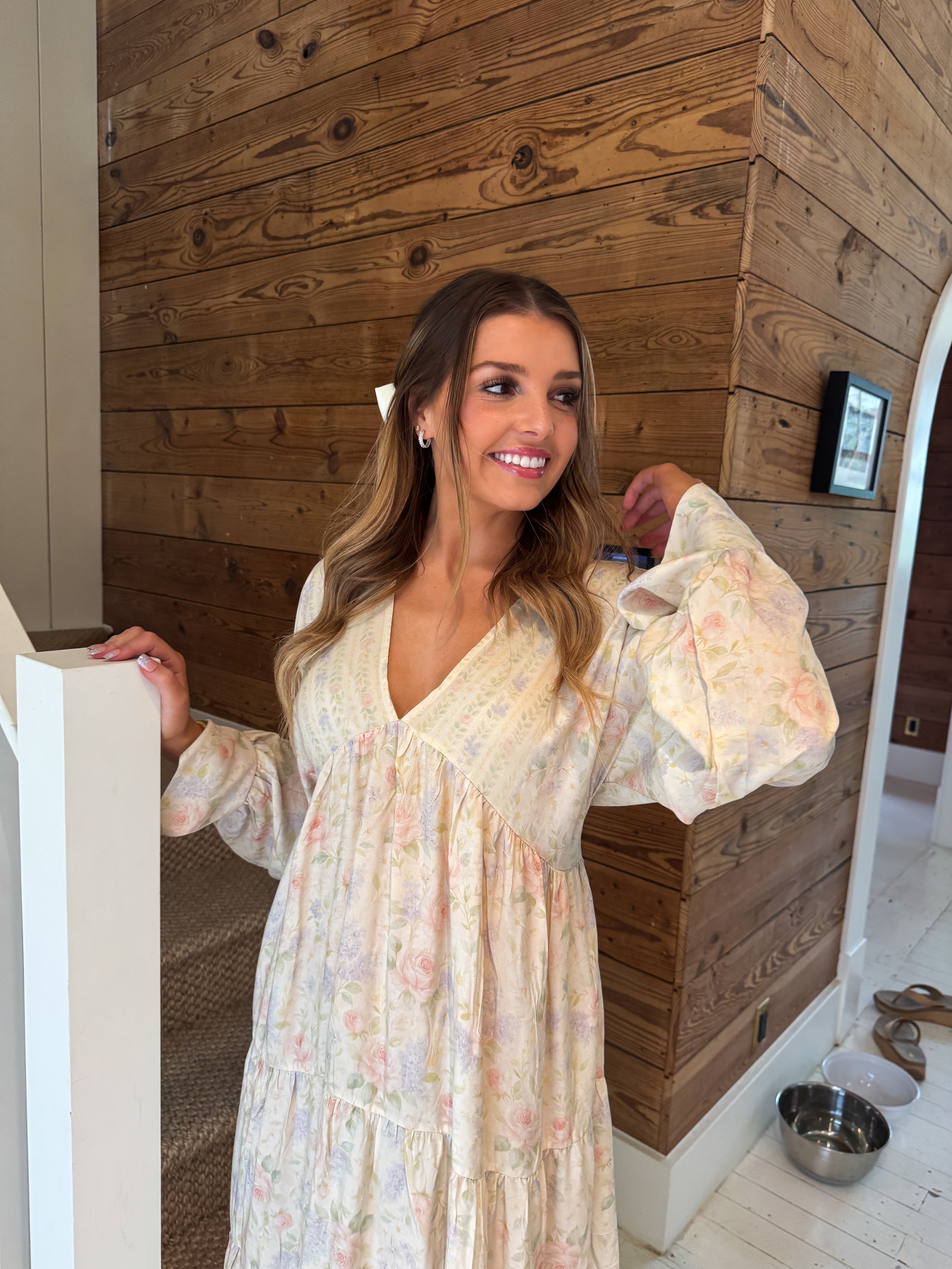 PREORDER- SPRING FLORAL KORA DRESS - BFF Here