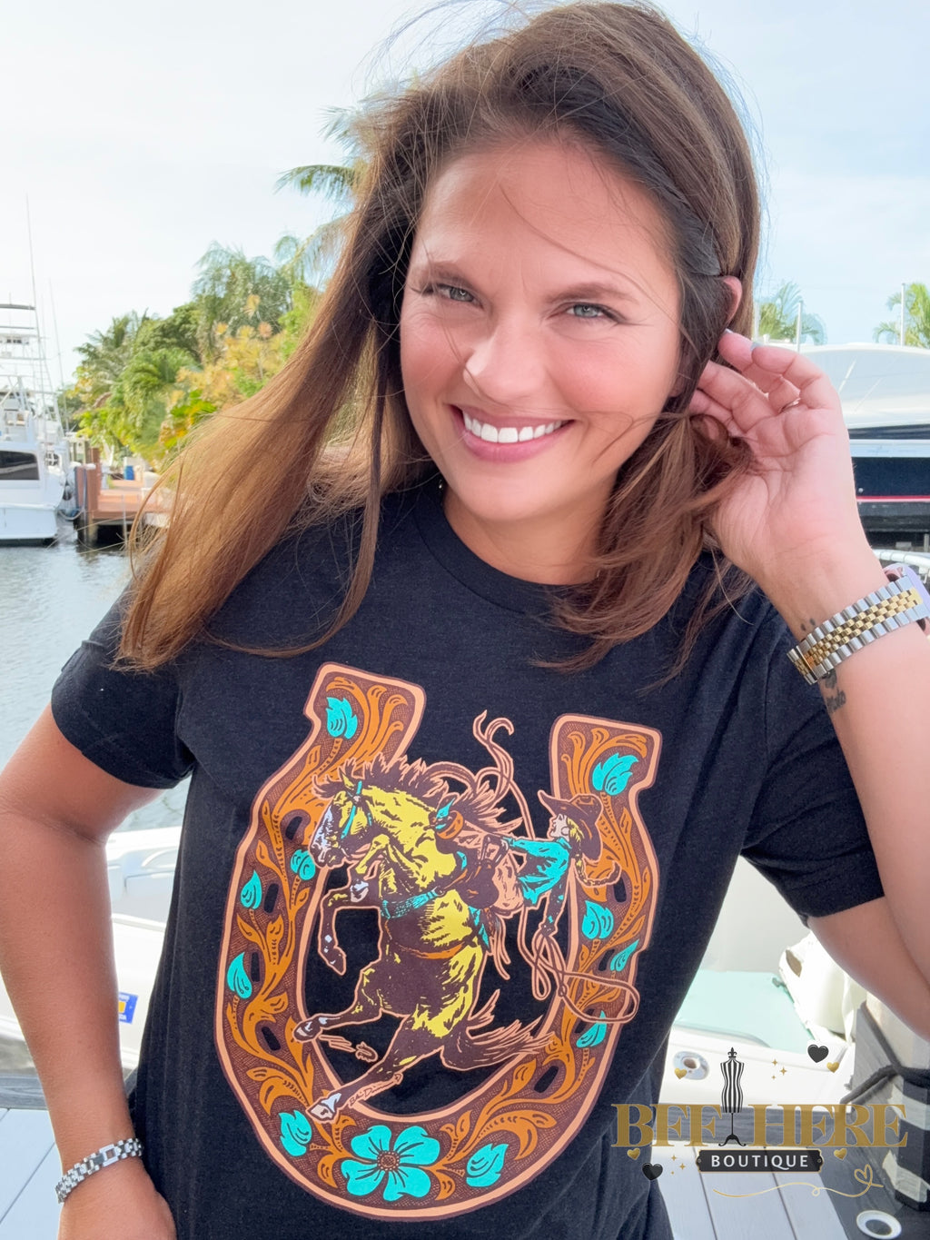 Threw A Shoe Tee by Sterling Kreek - BFF Here