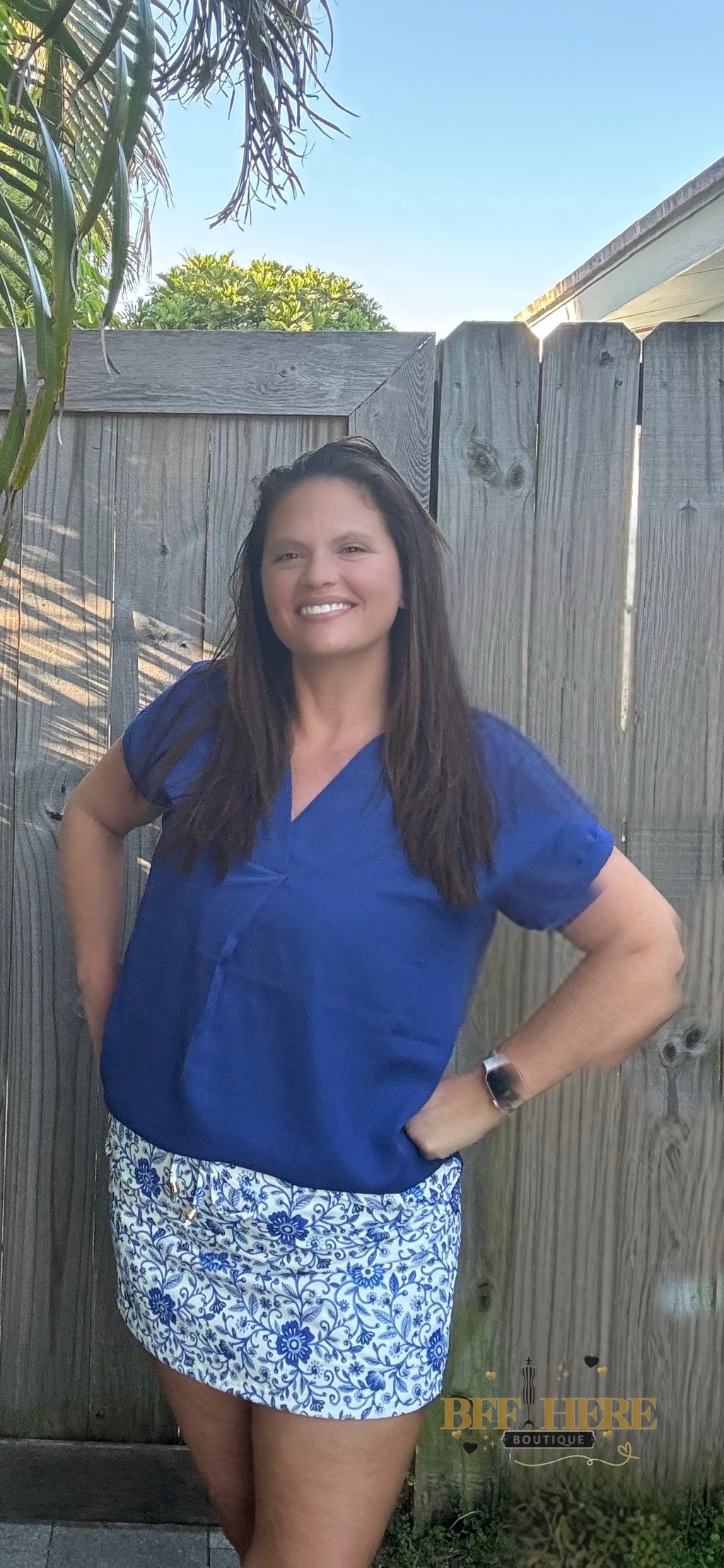 Enchanted Garden Skort / Blue by Jess Lea - BFF Here