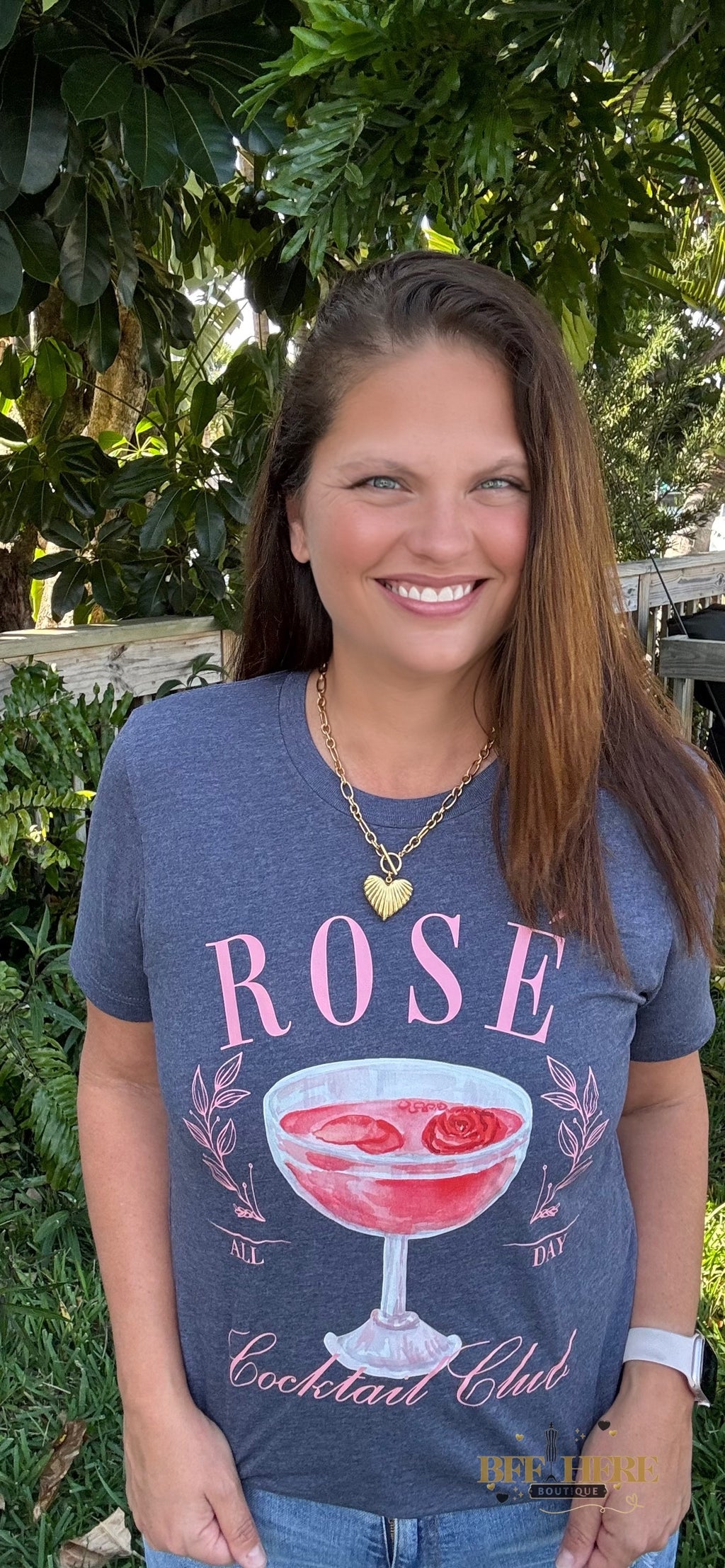 Rosé Cocktail Club Tee - BFF Here