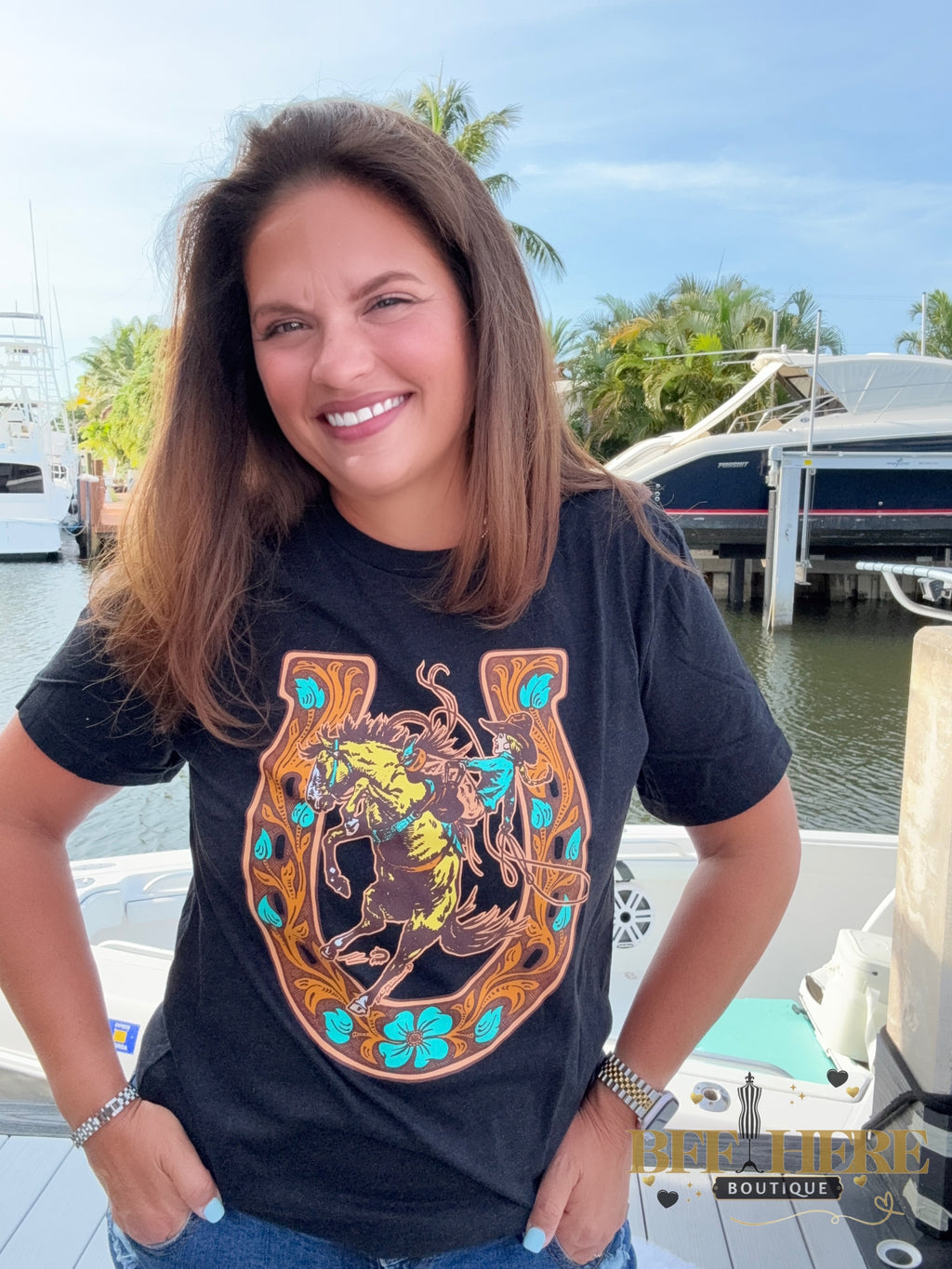 Threw A Shoe Tee by Sterling Kreek - BFF Here