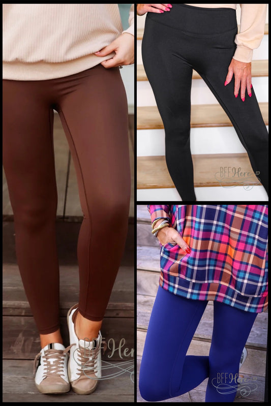 PREORDER - Julie Basic Leggings by Jess Lea / Choice of Color (Ships End of September) - BFF Here