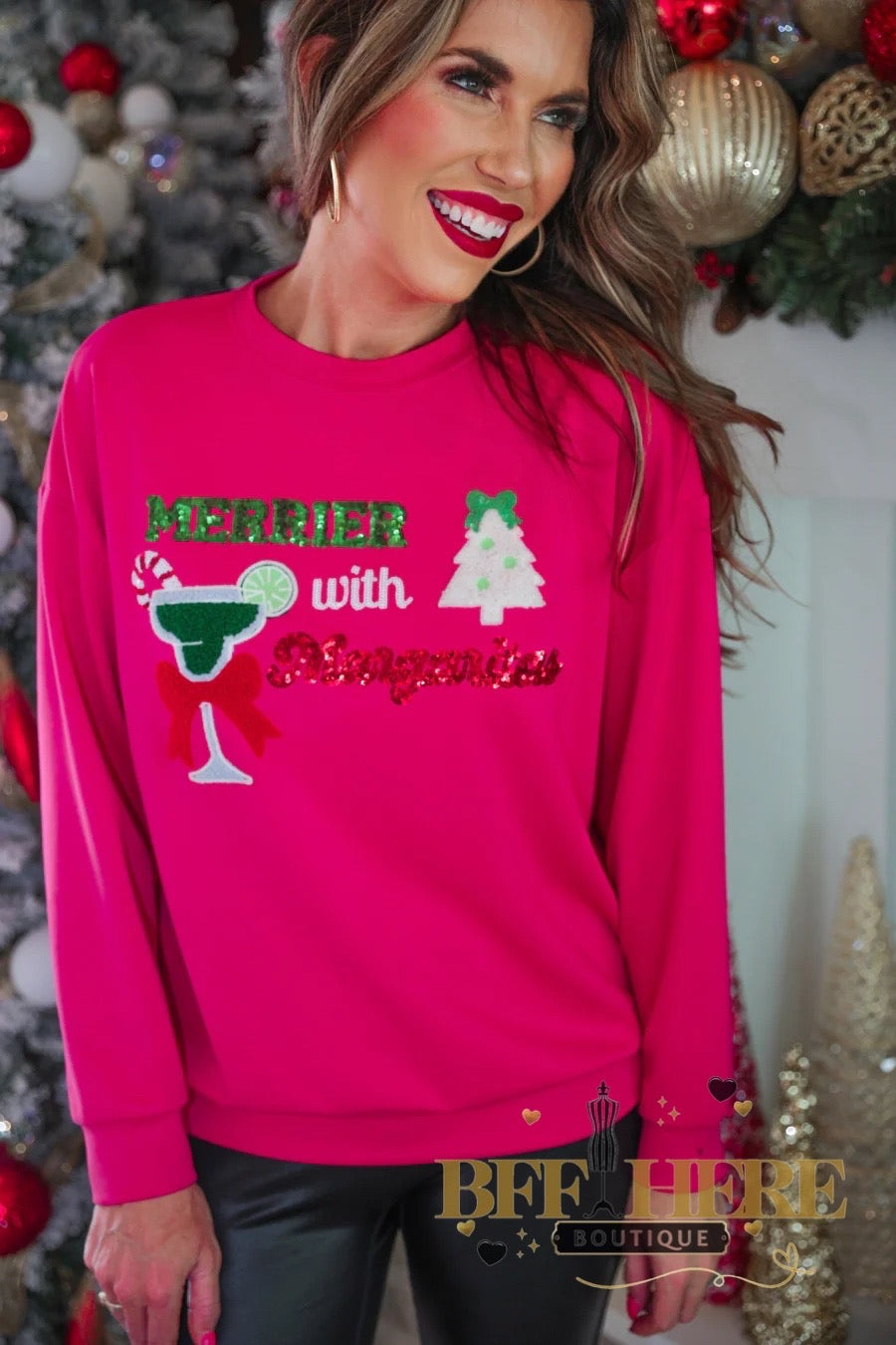 Merrier with Margaritas Pullover by Jess Lea