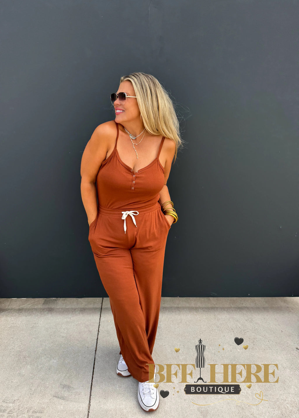 Soft Landing Romper & Cardigan Set by Blakeley - BFF Here