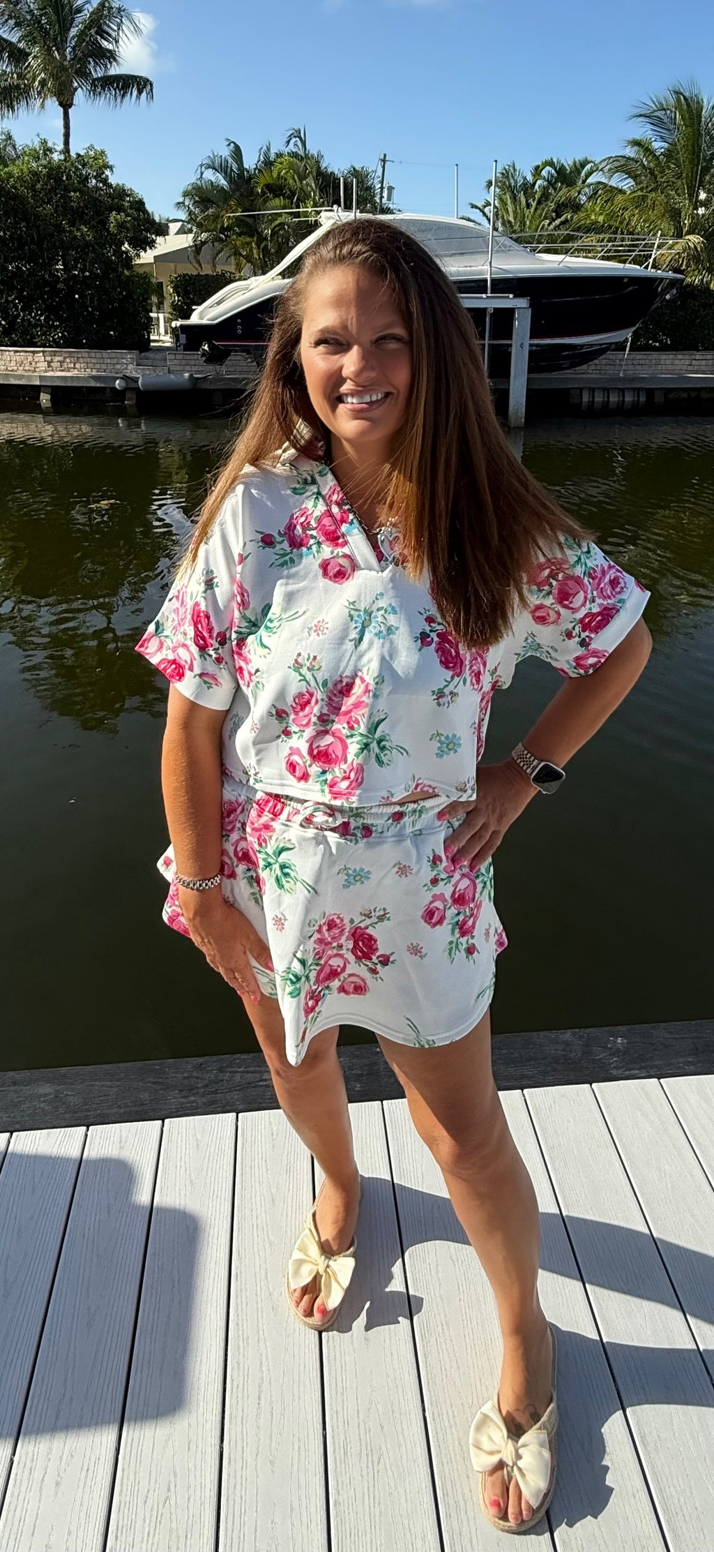 Hot To Spot Floral Skort Set by Blakeley - BFF Here