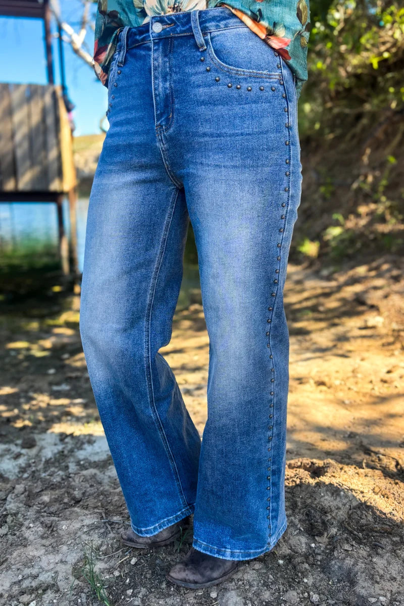 Studded SK Denim by Sterling Kreek (Ships in 1-2 weeks)