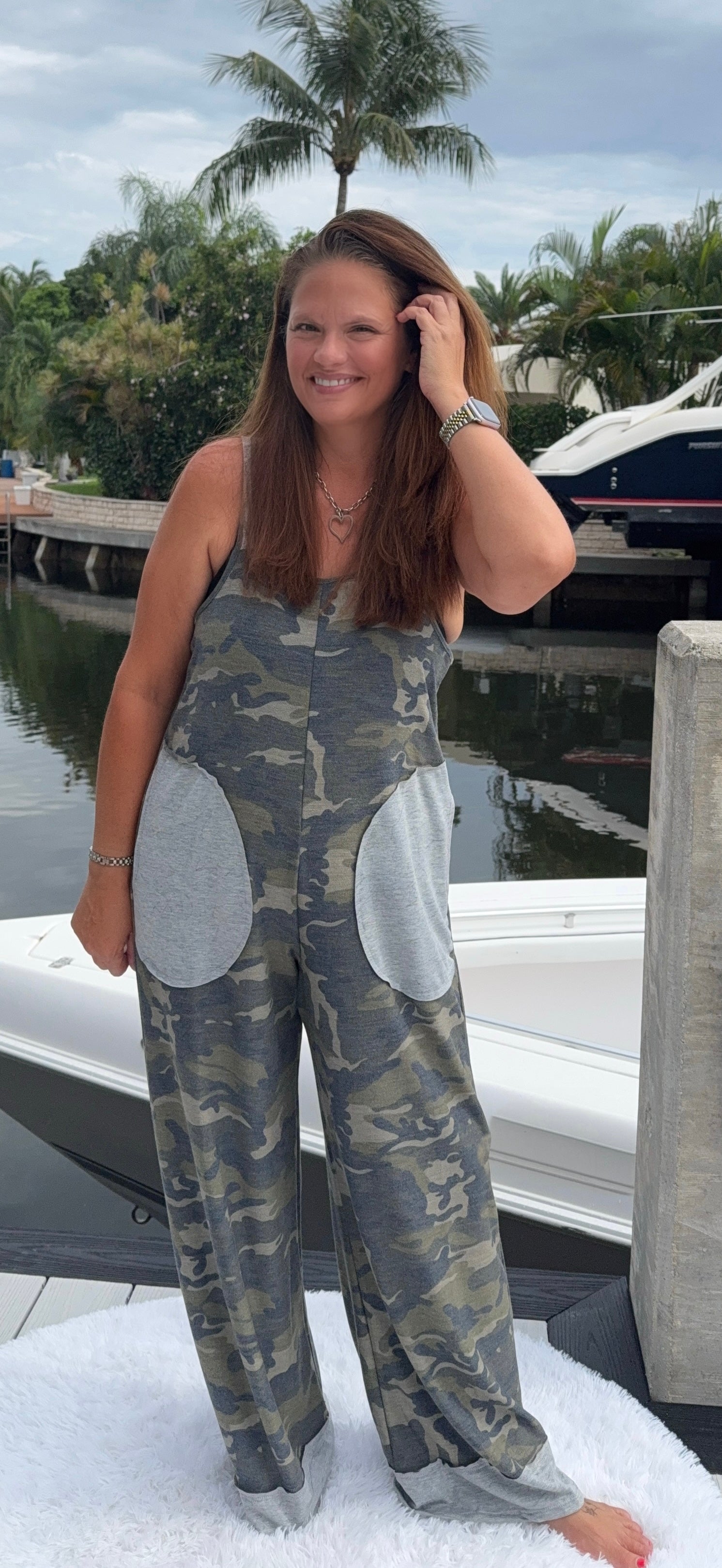 Ricki Camo Romper by Blakeley - BFF Here