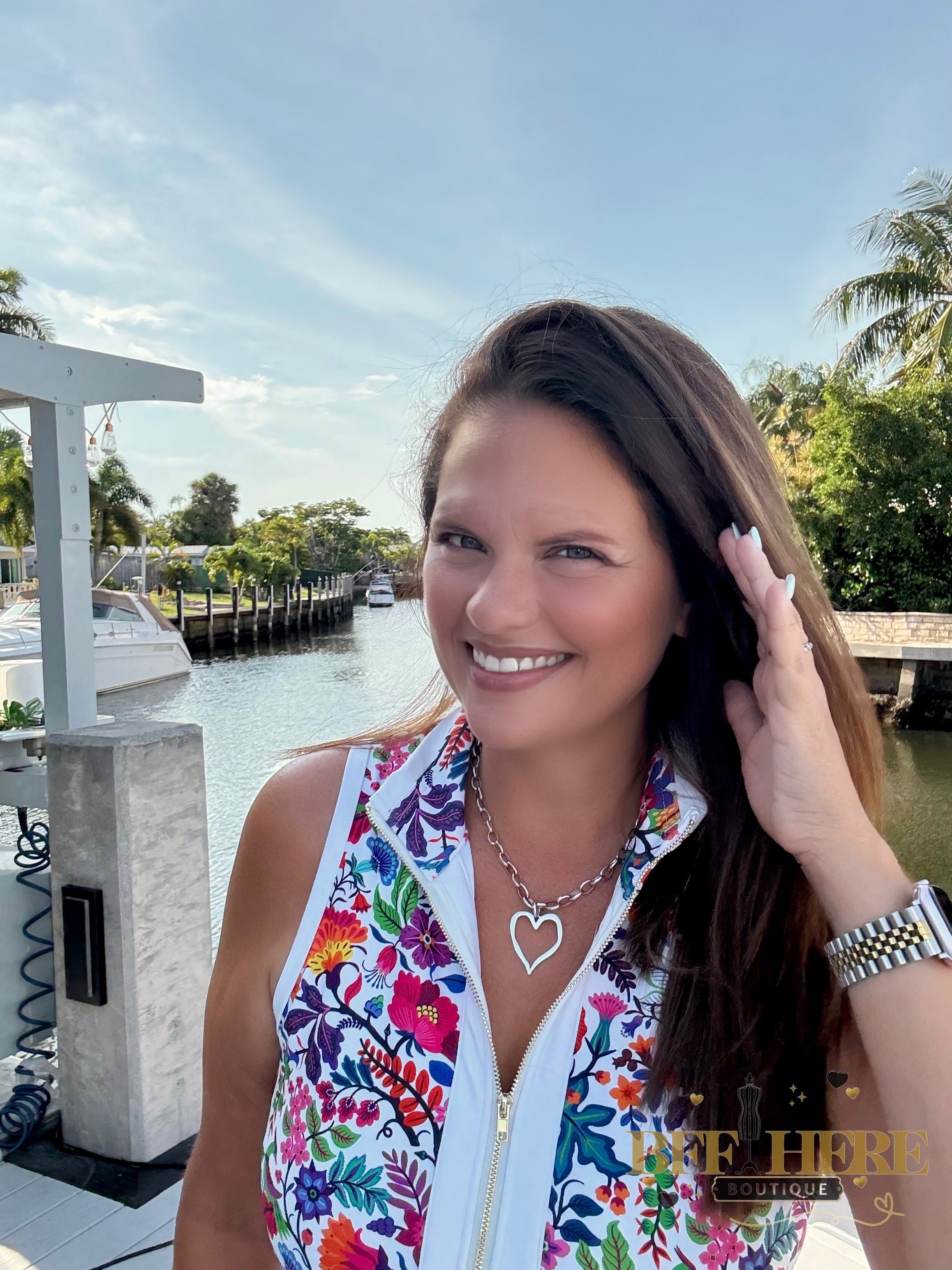 Everyday Zipper Dress / Fiesta Time White by Jess Lea - BFF Here