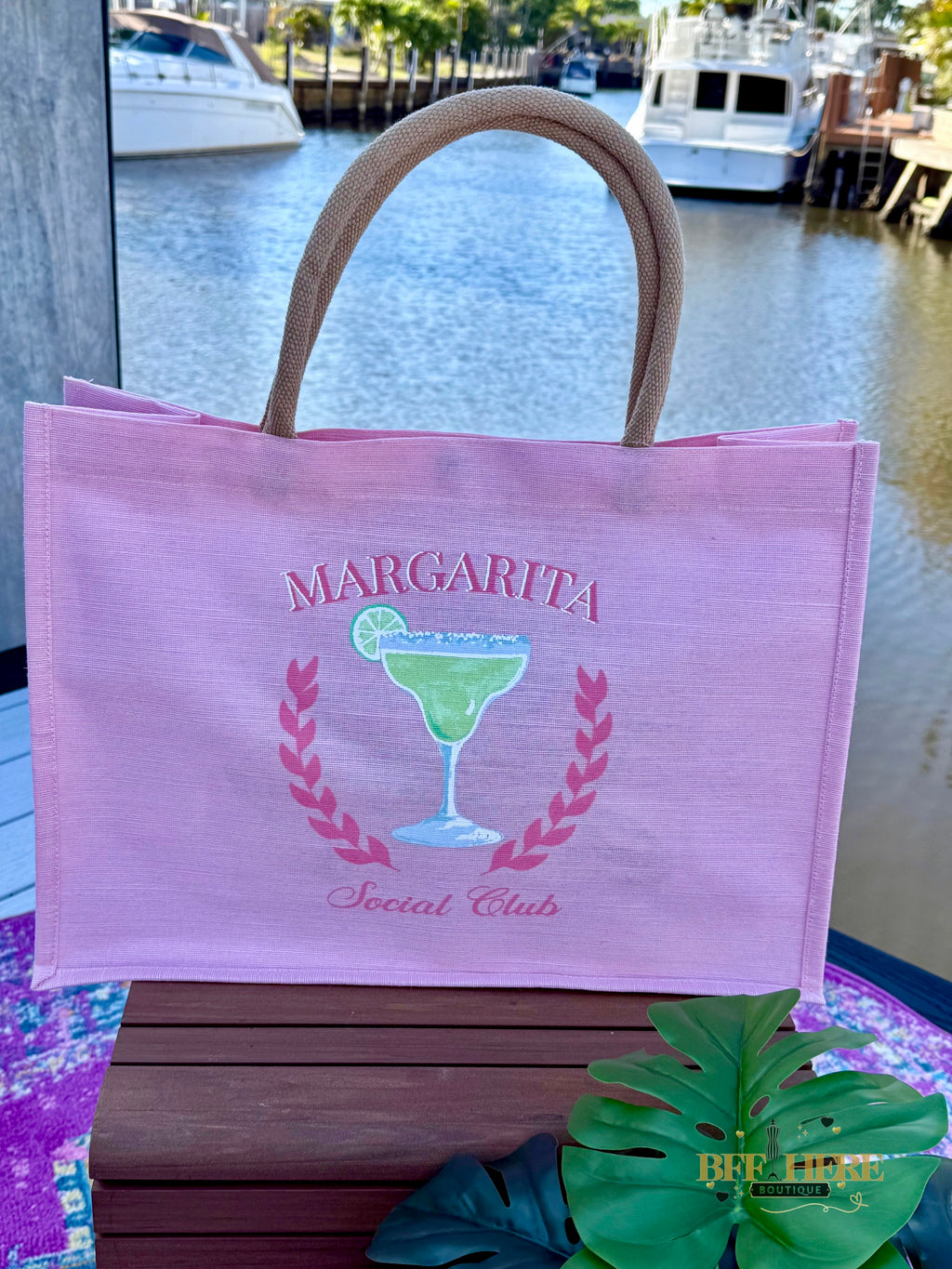 Margarita Social Club Juco Tote by Royal Standard - BFF Here