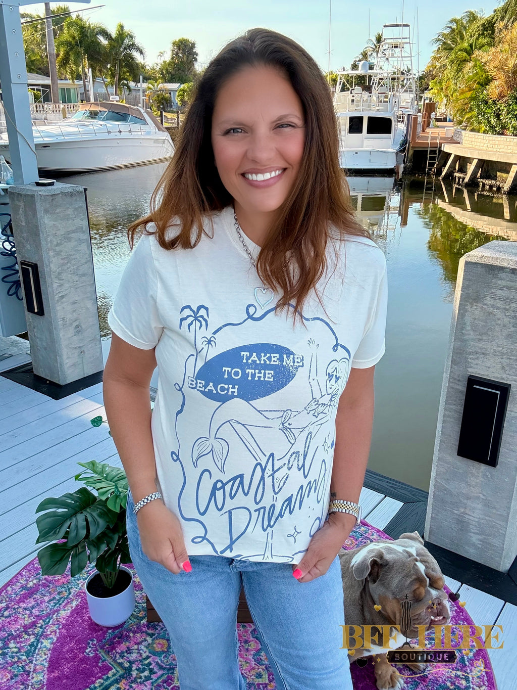 Coastal Dreams "Take Me to the Beach Tee" - BFF Here