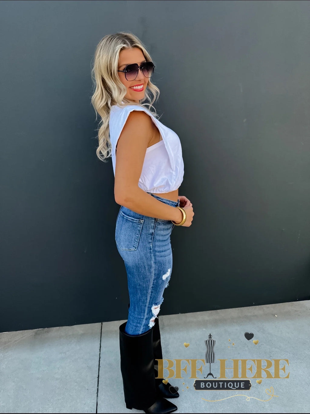 Stevie Cap Sleeve Top by Blakeley / Choice of Color - BFF Here