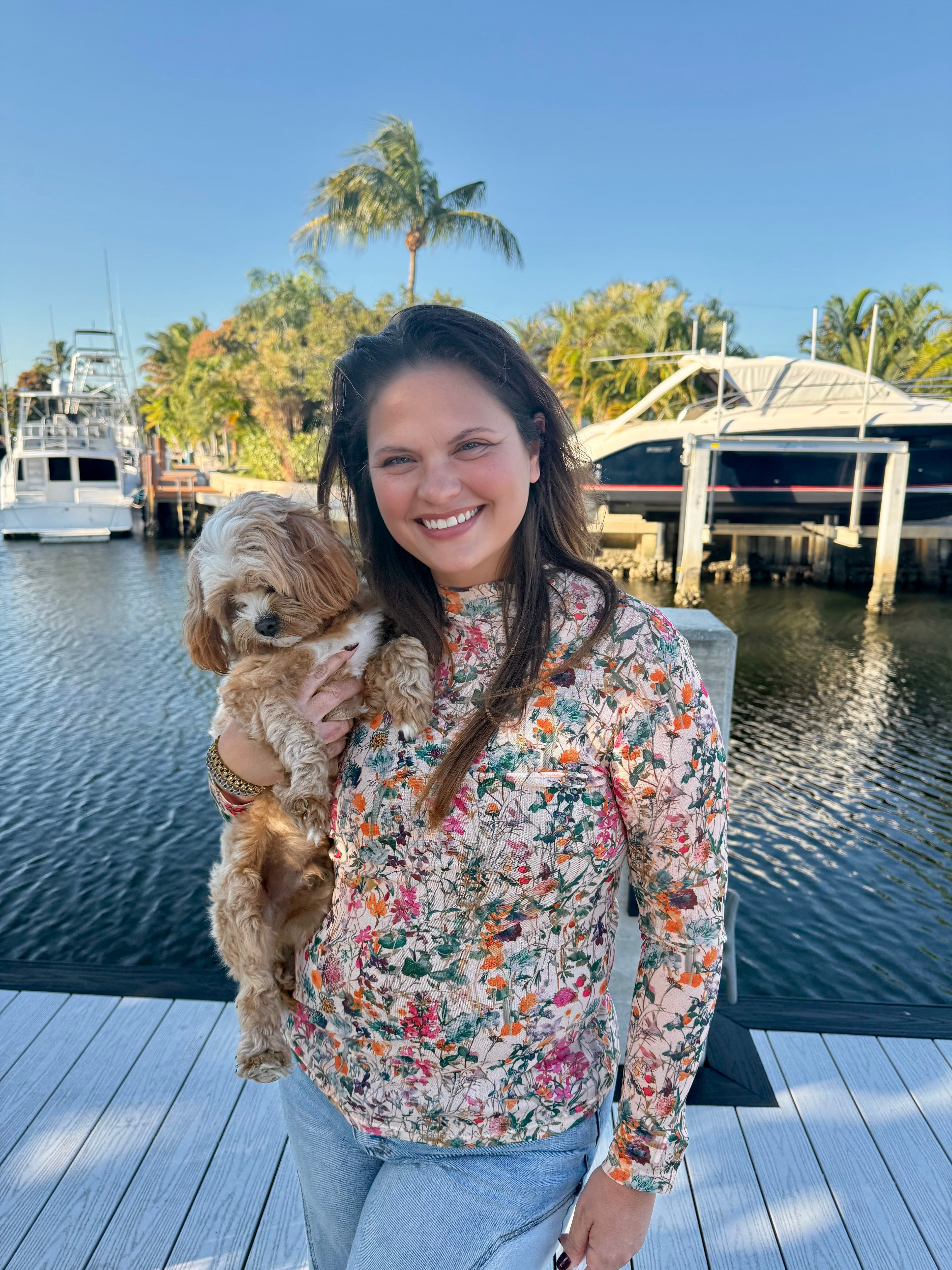 Fields of Floral Mesh Top by Sterling Kreek - BFF Here