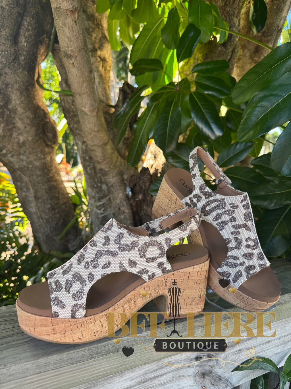 Miss Carly — Tan Sparkle Leopard by Corkys - BFF Here