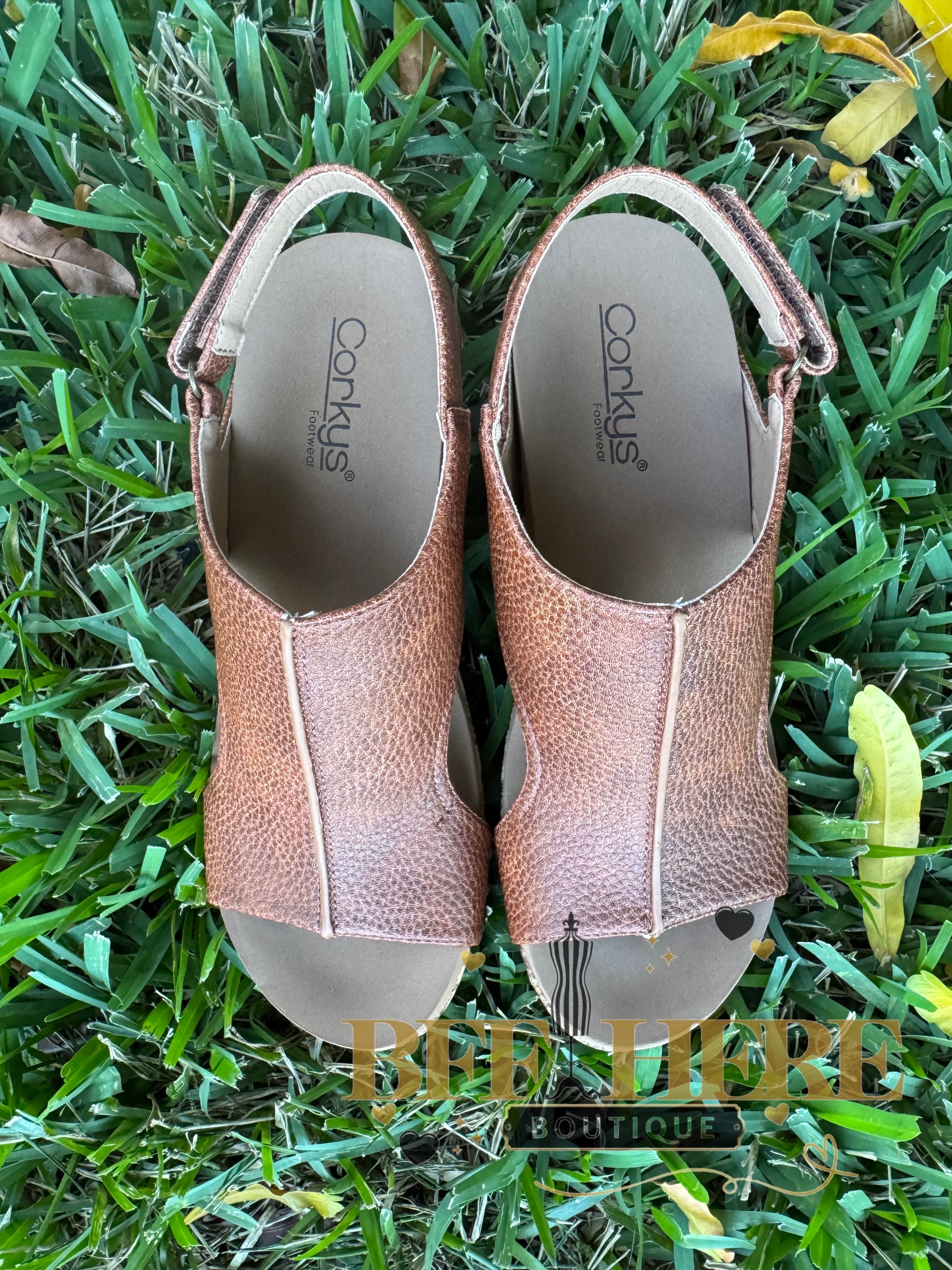 Carley - Cognac Tumbled by Corkys - BFF Here