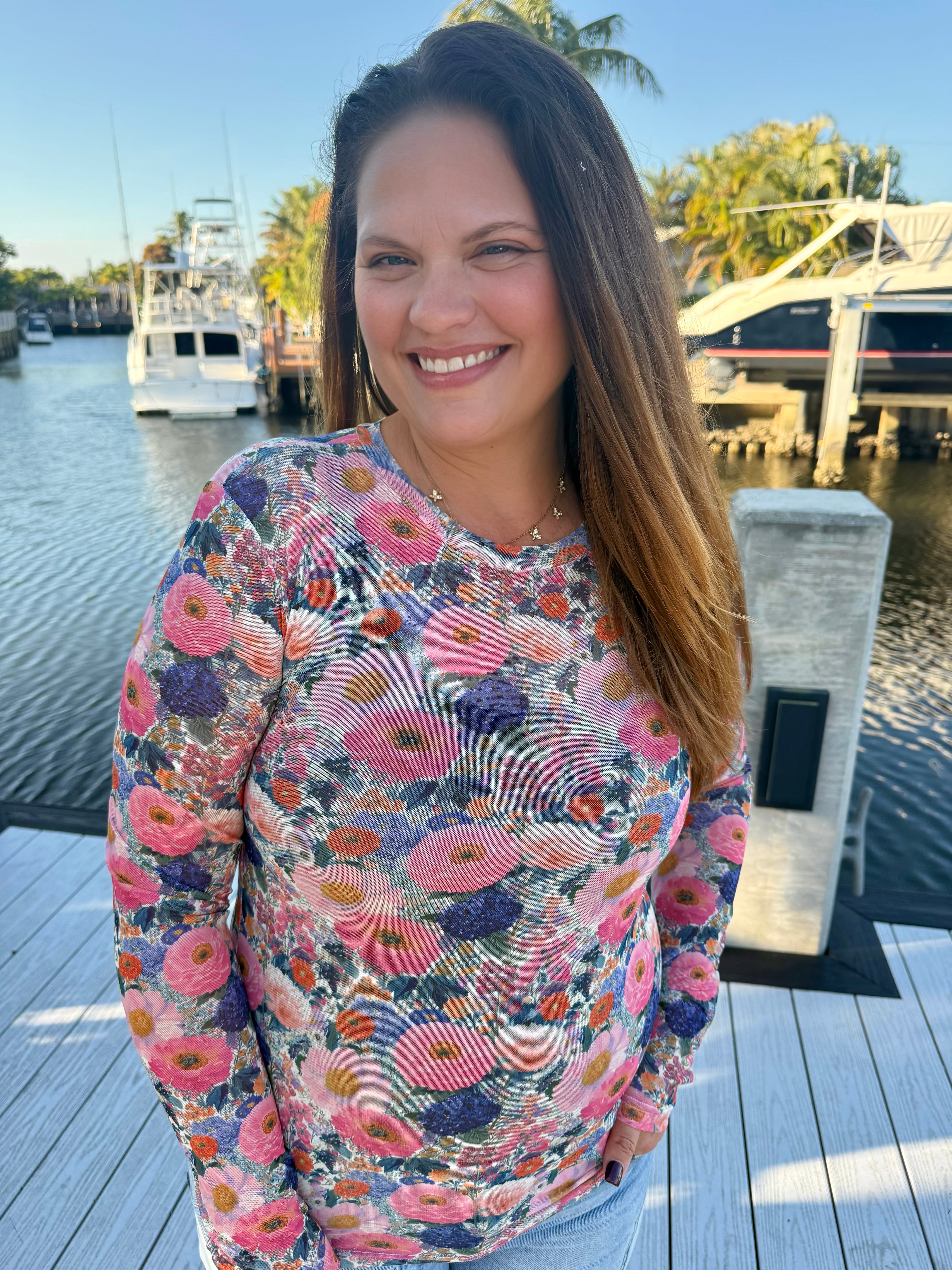 Spring Dress It Up Mesh Top by Blakeley - BFF Here