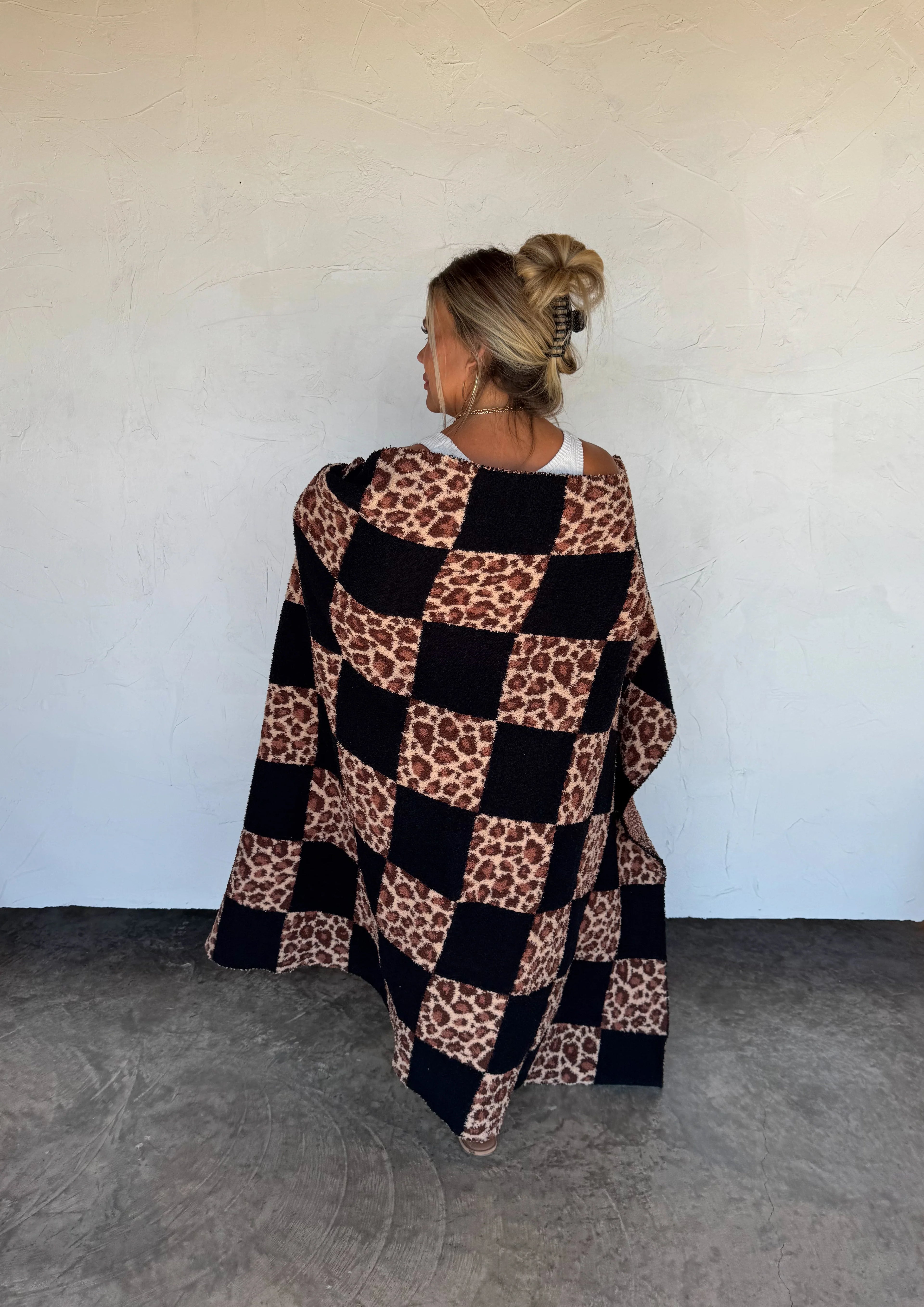 PREORDER: Checker Cheetah Cloud Blanket by Blakeley (ETA: Late November) - BFF Here