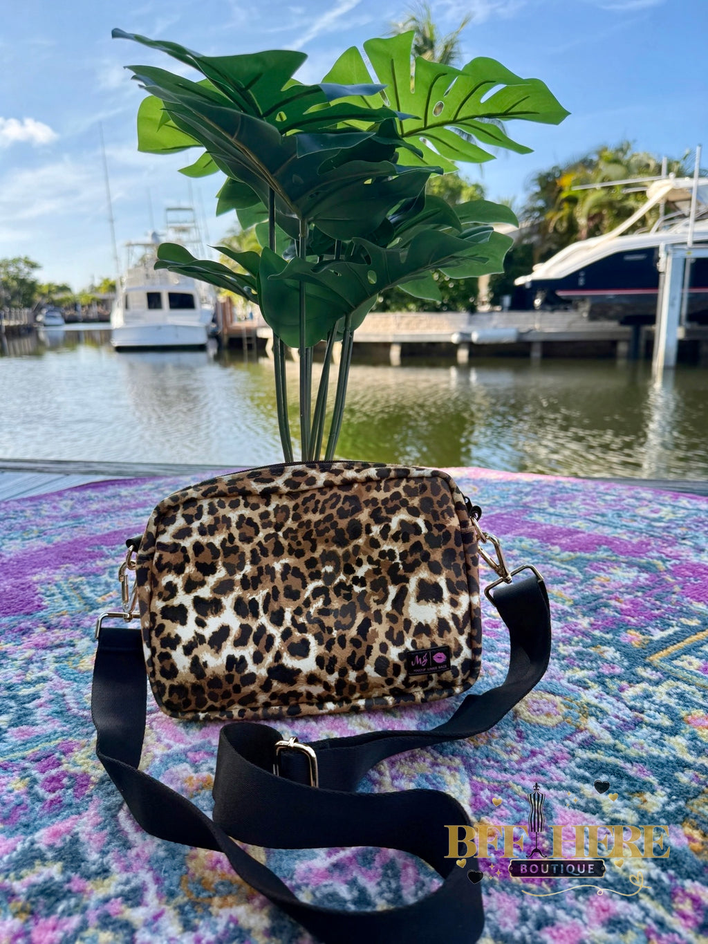 Lady Leopard Uptown by Makeup Junkie Bags - BFF Here