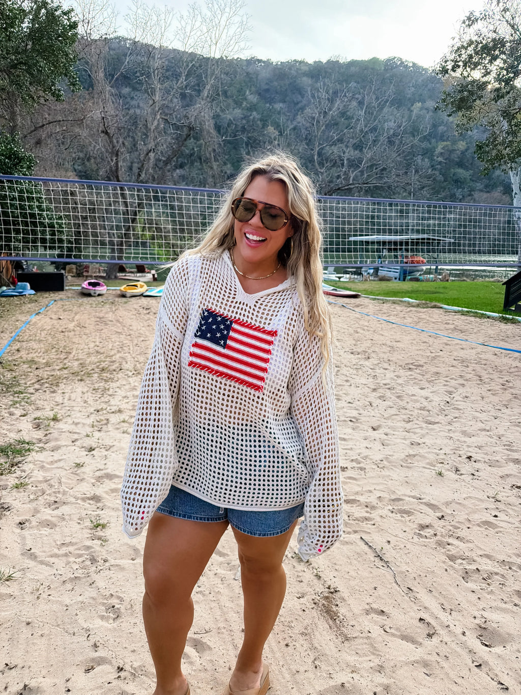 PREORDER: Freedom Flag Patch Pullover by Blakeley (ETA: May) - BFF Here