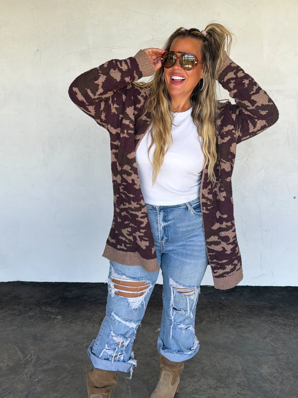PREORDER: Camo Cloud Cardigan by Blakeley (ETA: August)