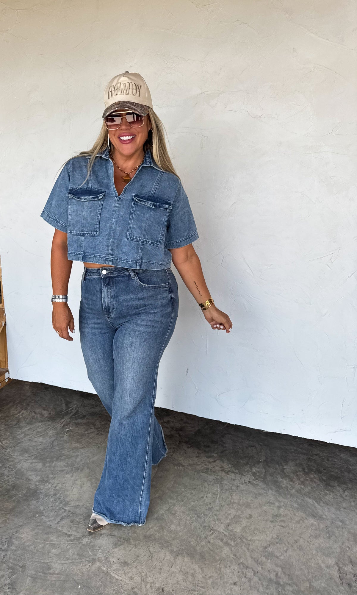 PREORDER: Andi Denim Pocket Top by Blakeley (ETA: January) - BFF Here