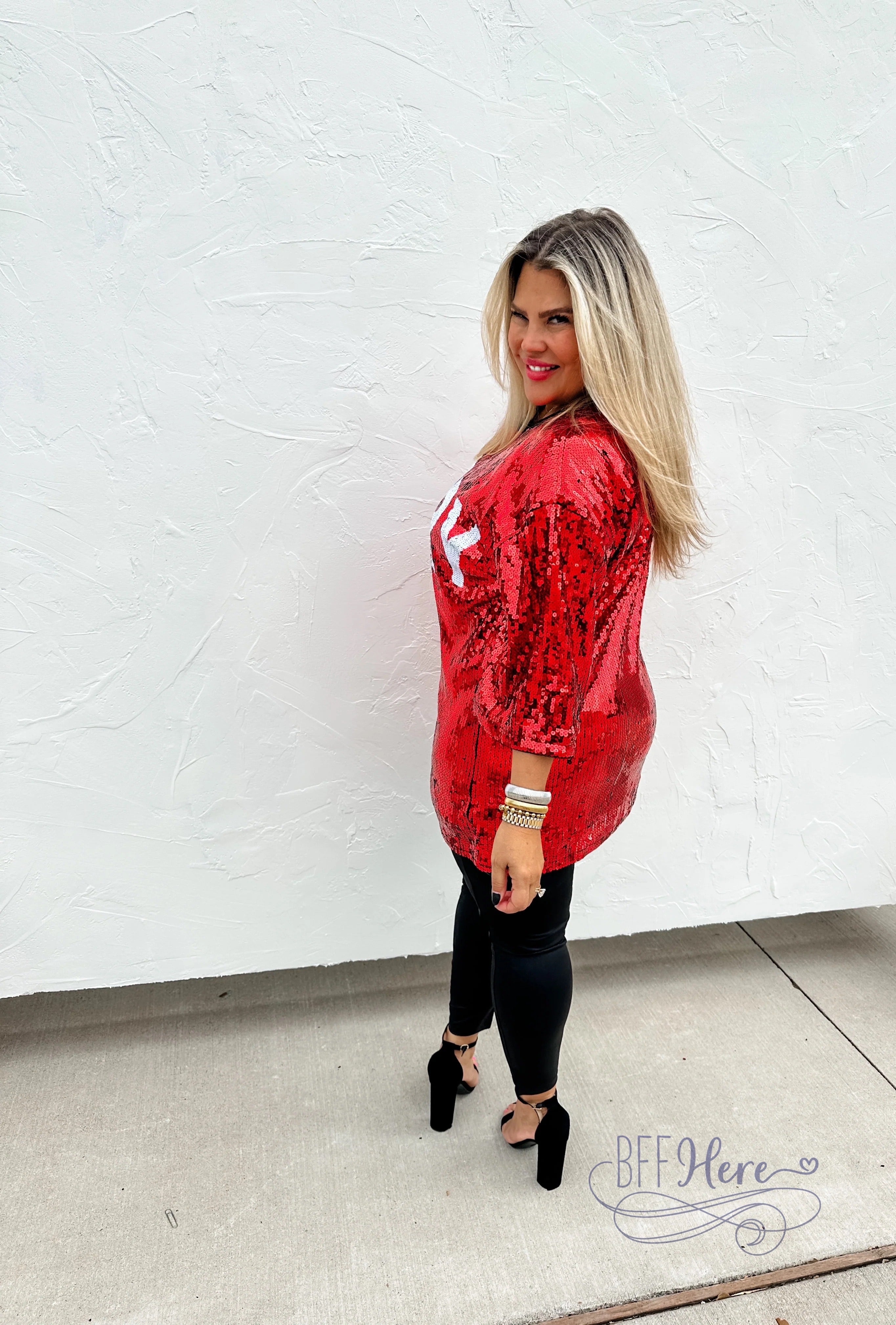 PREORDER: Merry and Bright Sequin Top / Choice of Style (Ships Beginning of December) - BFF Here