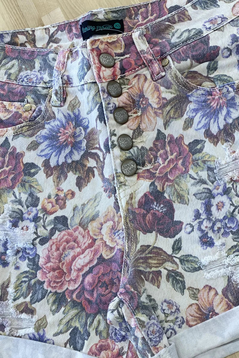 Tennessee Walking Shorts / Vintage Floral by Sterling Kreek - BFF Here