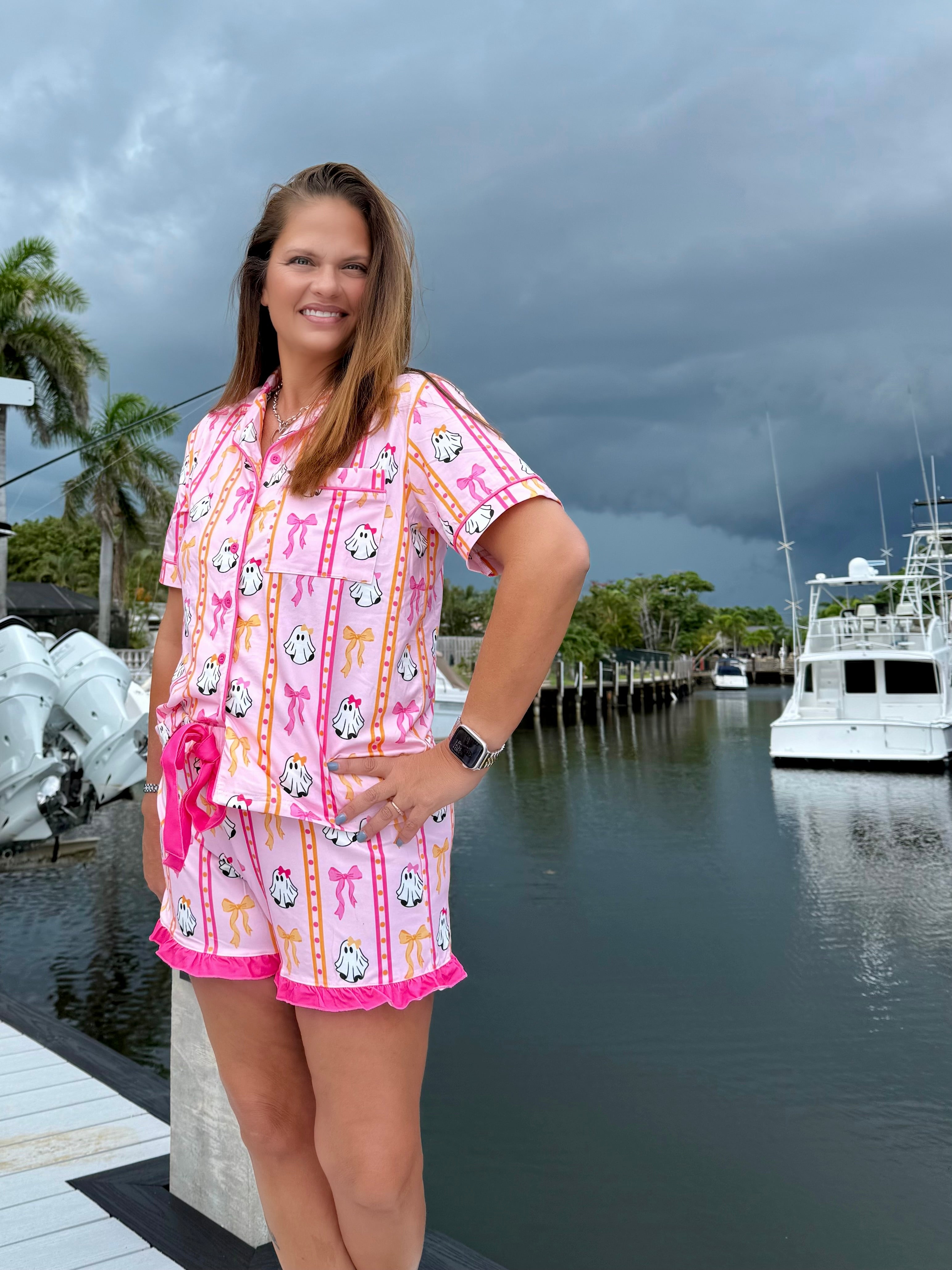 Gigi The Ghost Ruffle Pajama Set by Jess Lea - BFF Here