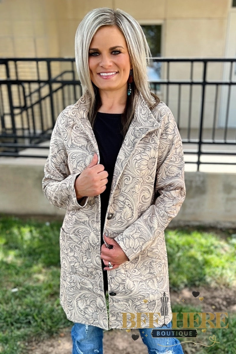 Country Tooled Jacket by Sterling Kreek - BFF Here