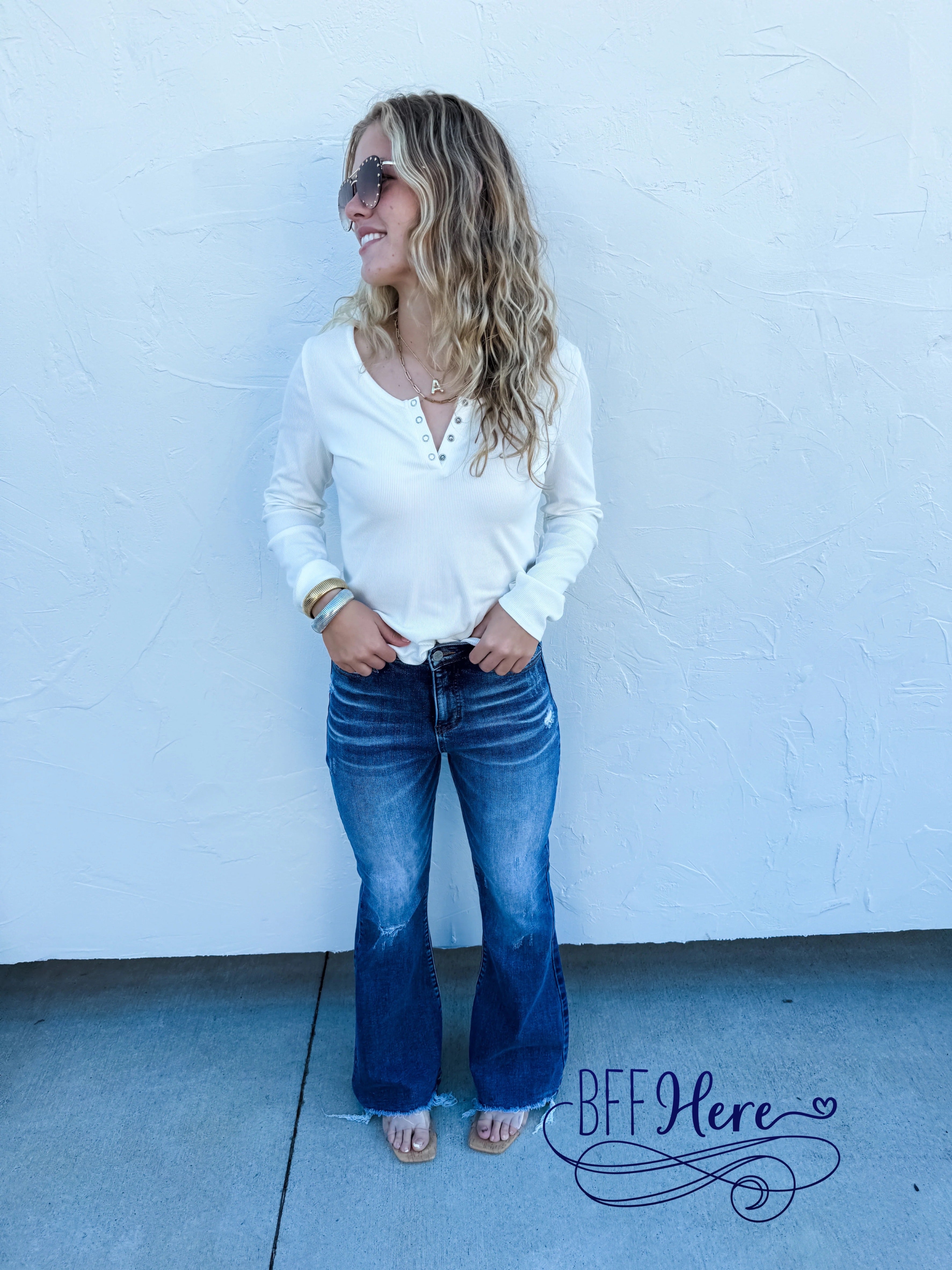 PREORDER:  Rebel Tummy Control Jeans by Blakeley (Ships Middle of January ) - BFF Here