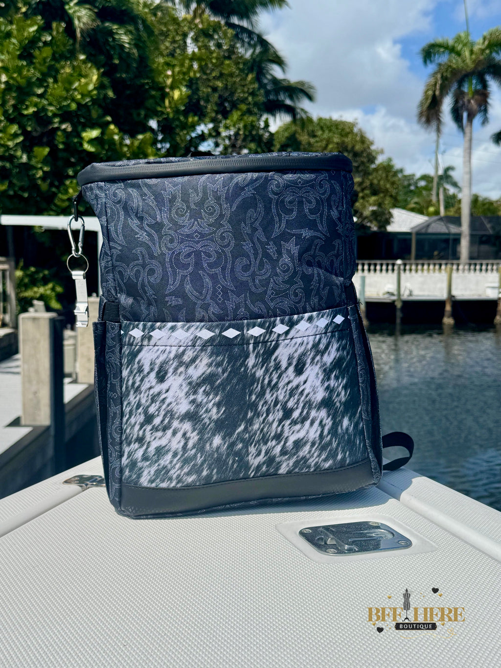 Meet Me At The Lake Backpack Cooler by Sterling Kreek - BFF Here