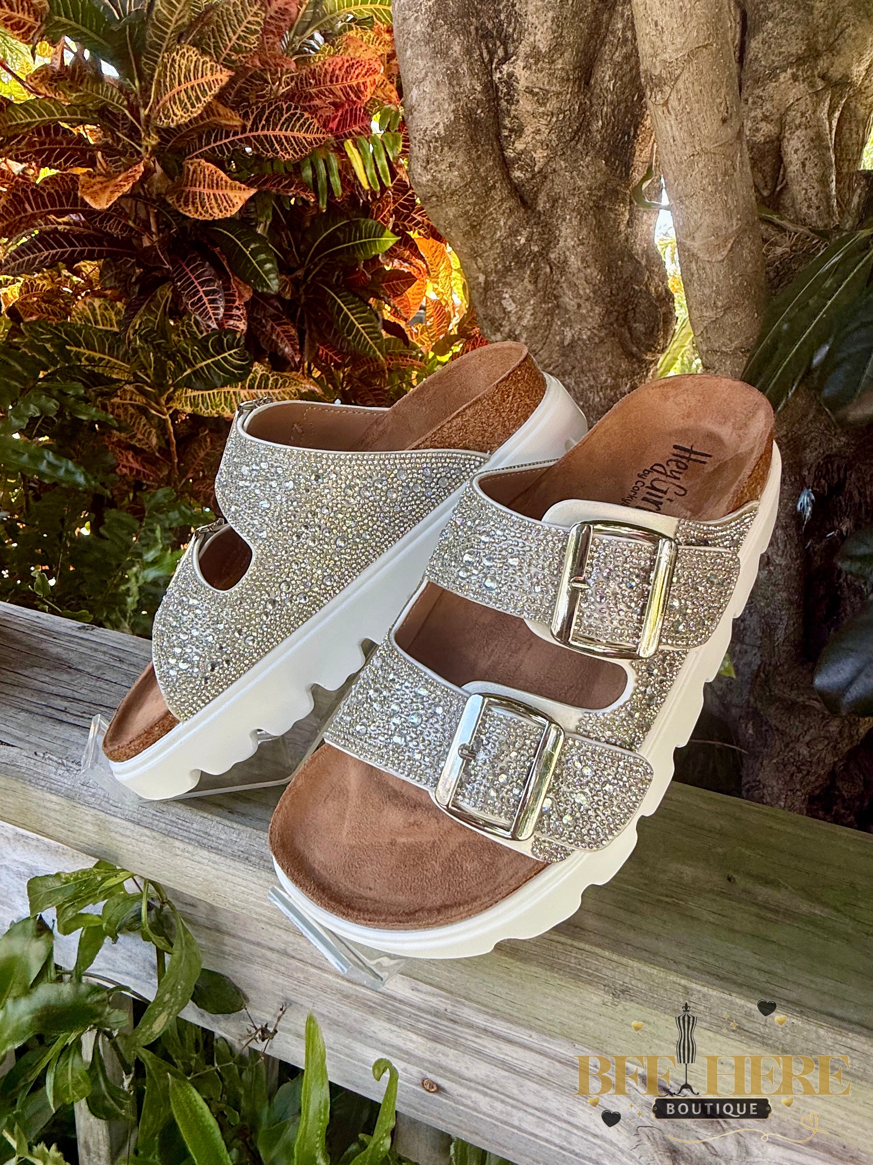 Rumor Has It - Clear Rhinestone by Corkys - BFF Here