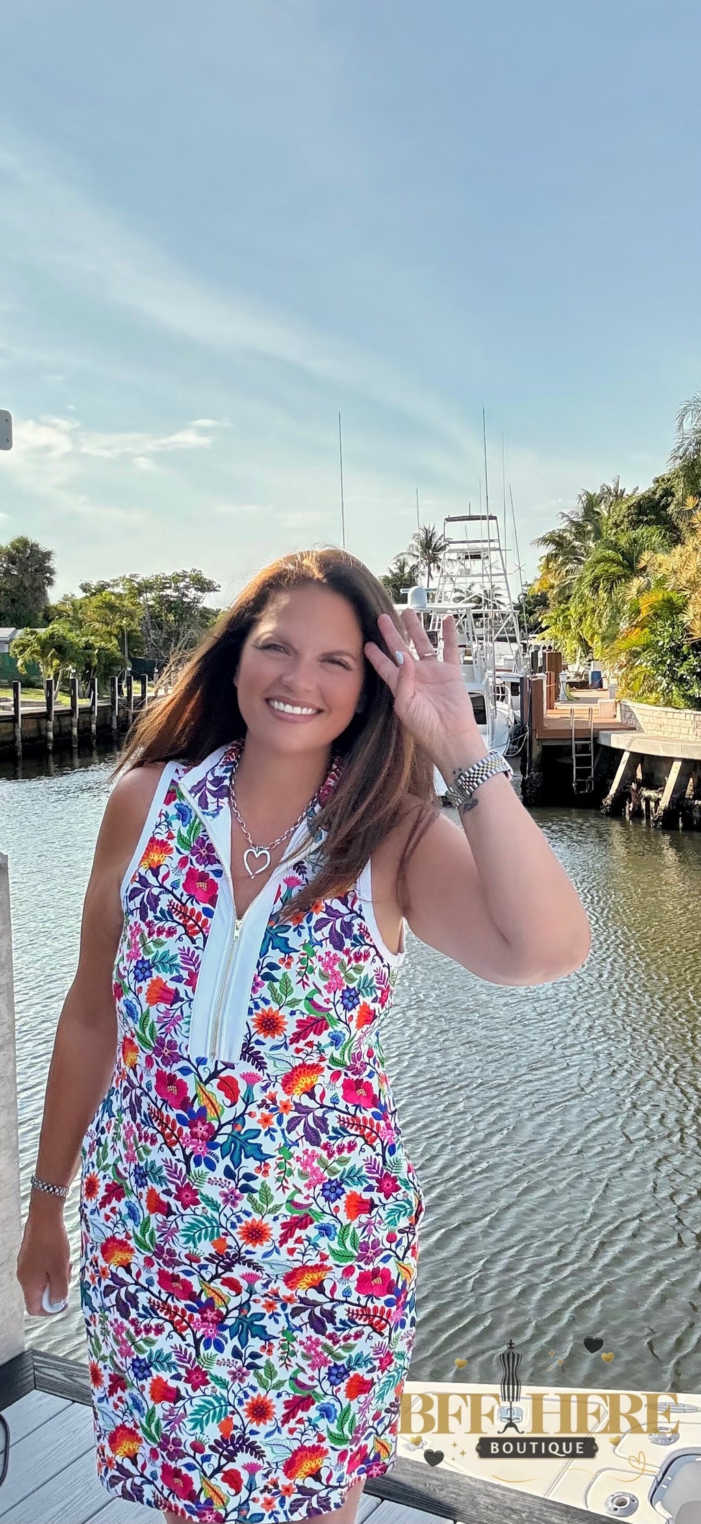 Everyday Zipper Dress / Fiesta Time White by Jess Lea - BFF Here