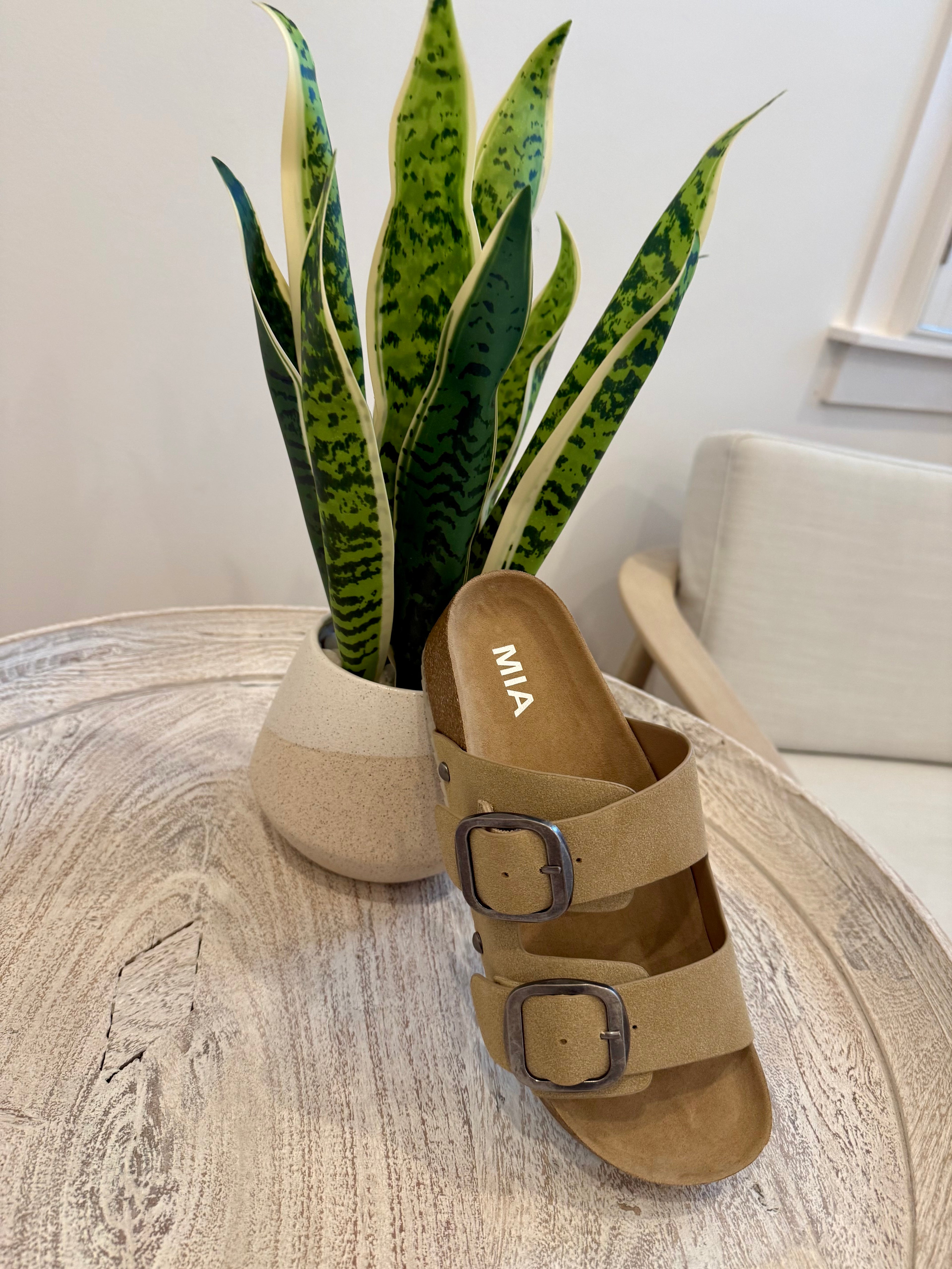 Qianna St – Sand | by MIA Shoes / Array (Ships 2-3 weeks) - BFF Here