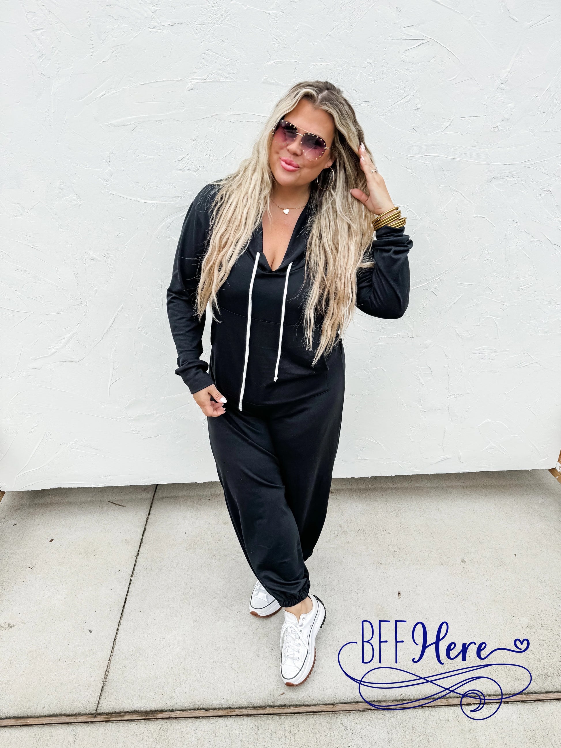 Hayden Hoodie Jumpsuit by Blakeley - BFF Here