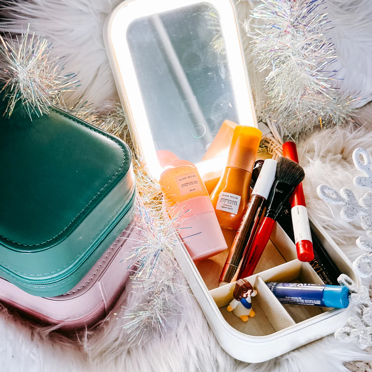 2-in-1 Light-Up Travel Mirror / Choice of Color - BFF Here