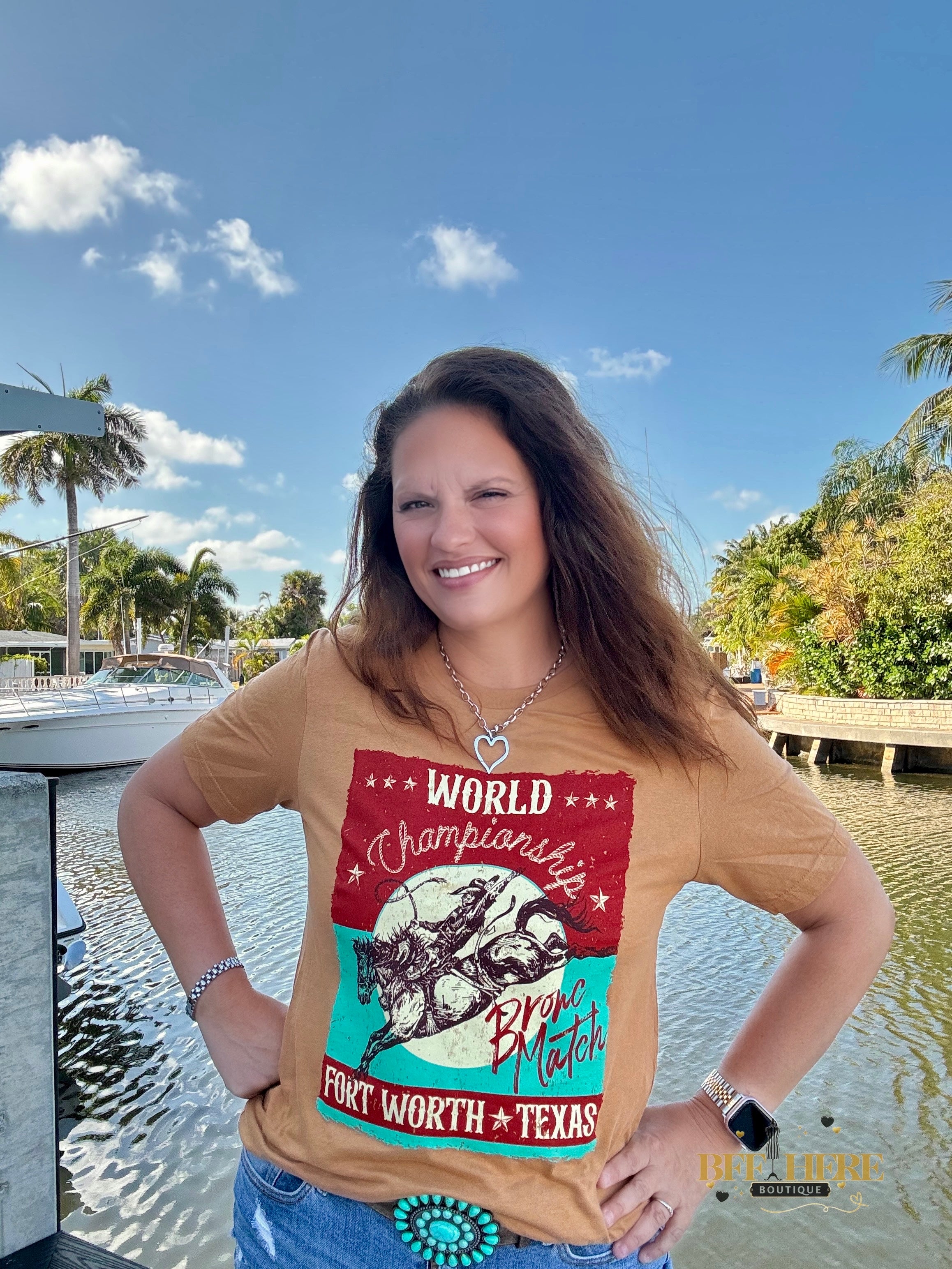 Bronc Match Tee - BFF Here