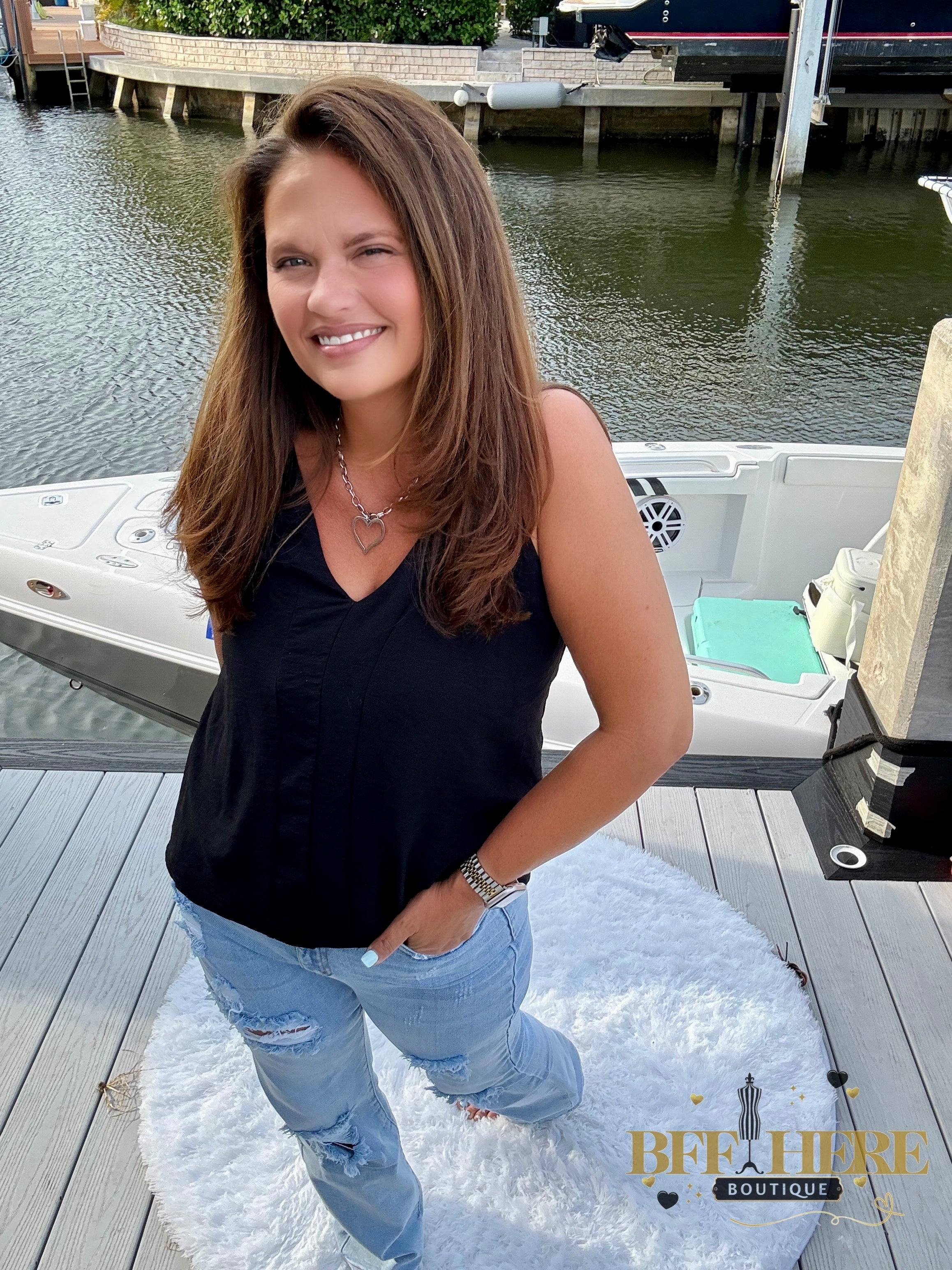 Ashland Straight Leg Distressed Jeans by Blakeley - BFF Here