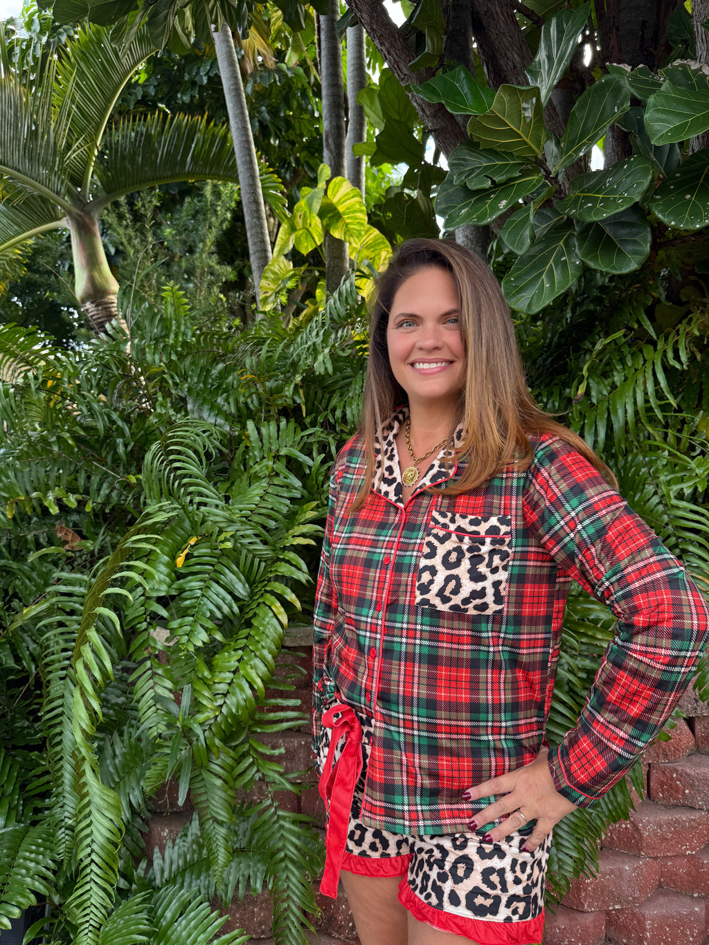 Wrapped In Safari Chic Ruffle Pajama Set by Jess Lea - BFF Here