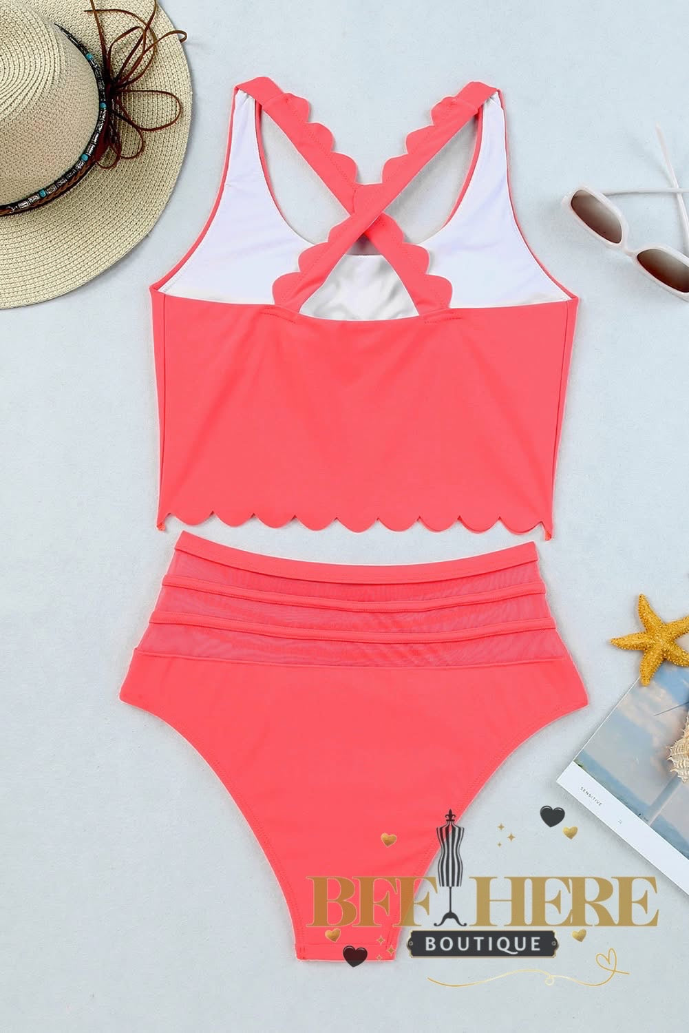 Sunset Glow Two Piece Swimsuit - BFF Here