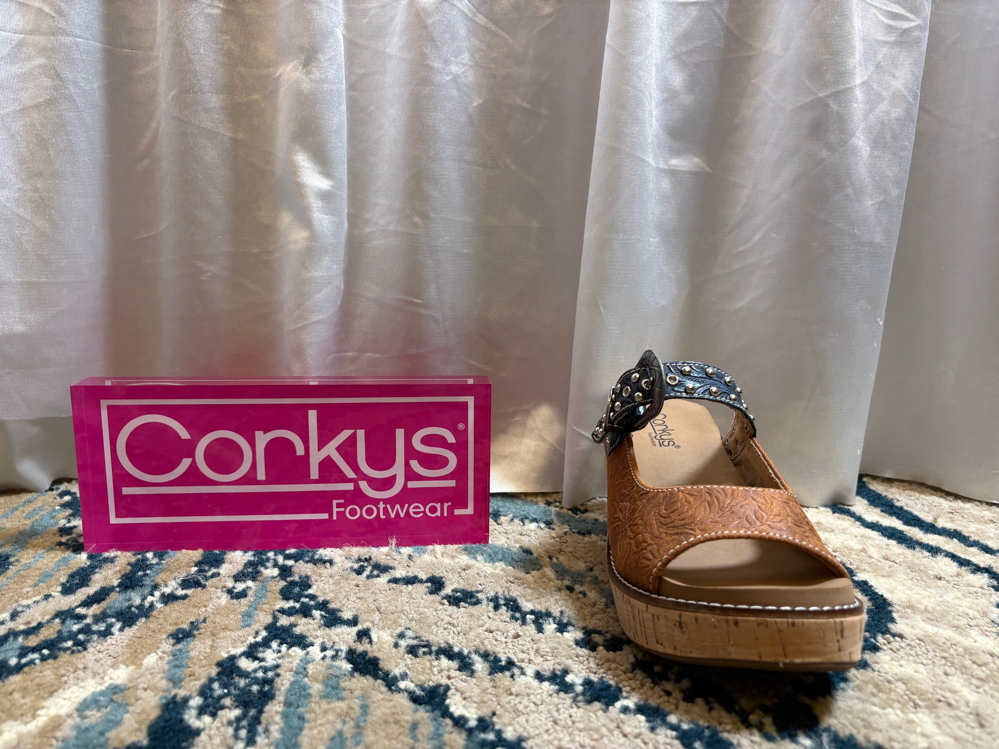 Need a Favor / Cognac Embossed by Corkys (ARRAY) --Ships in July - BFF Here