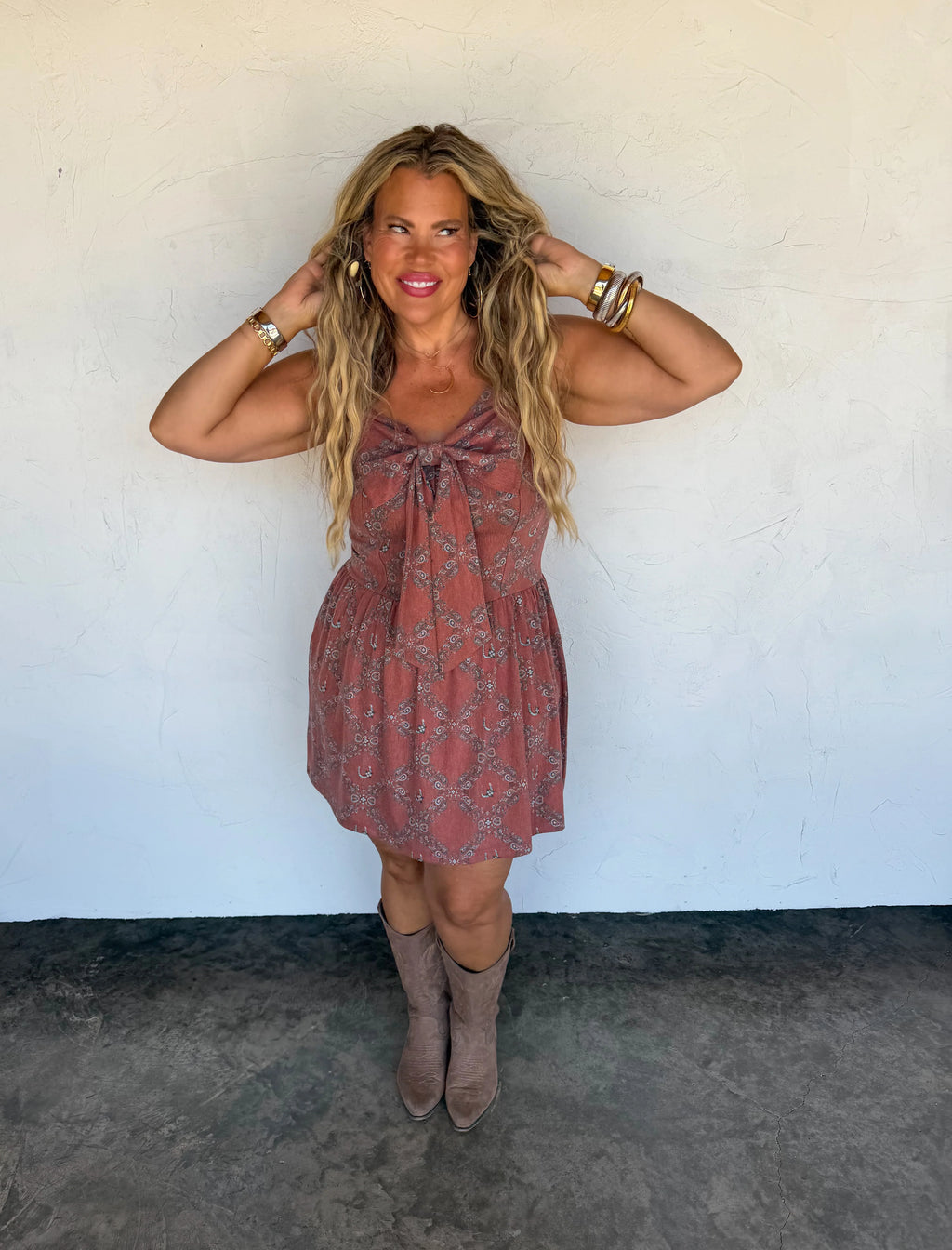 PREORDER: Bria Bow Dress by Blakeley (ETA: June) - BFF Here