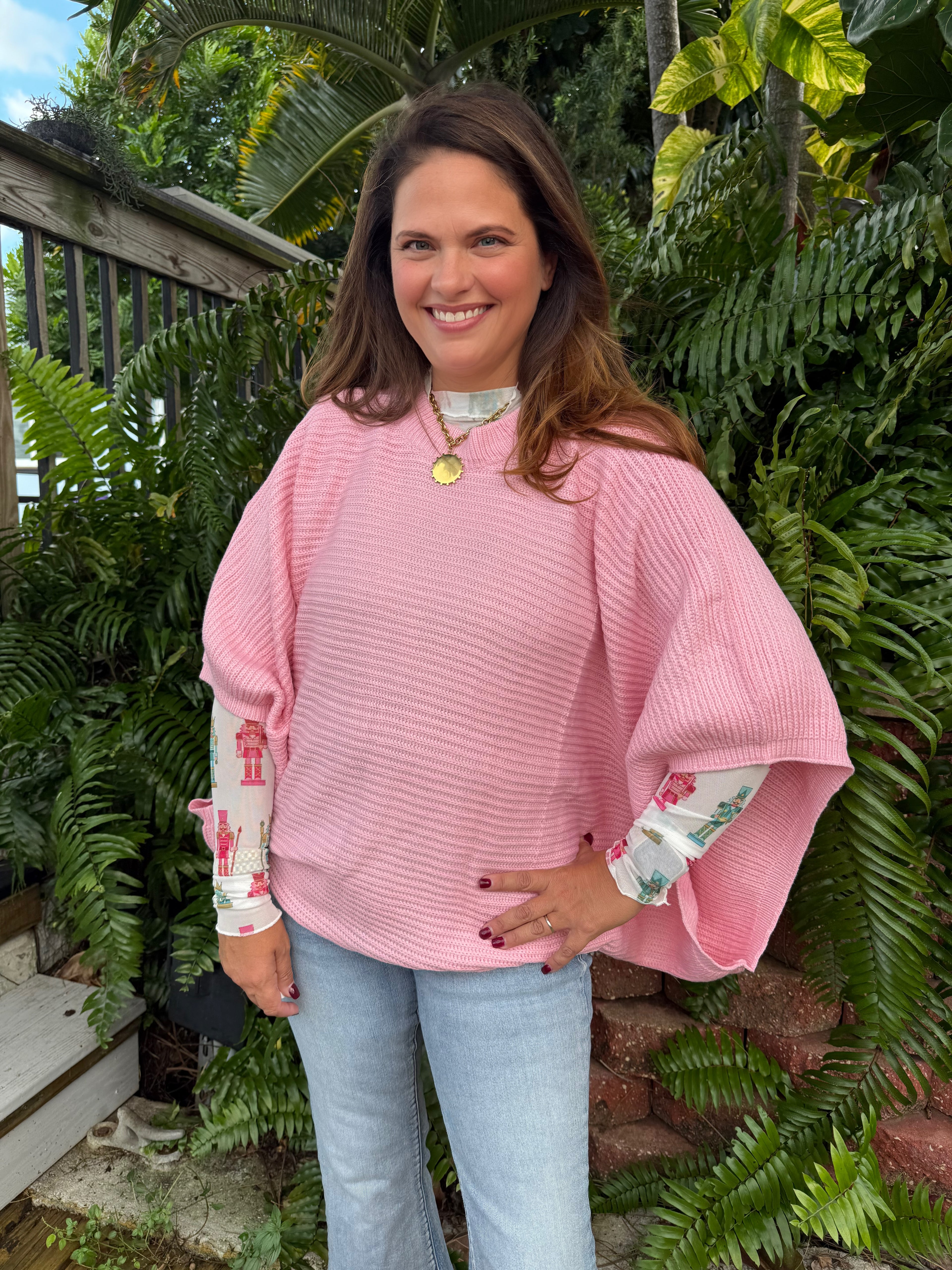 Meg Pullover Poncho by Blakeley - BFF Here