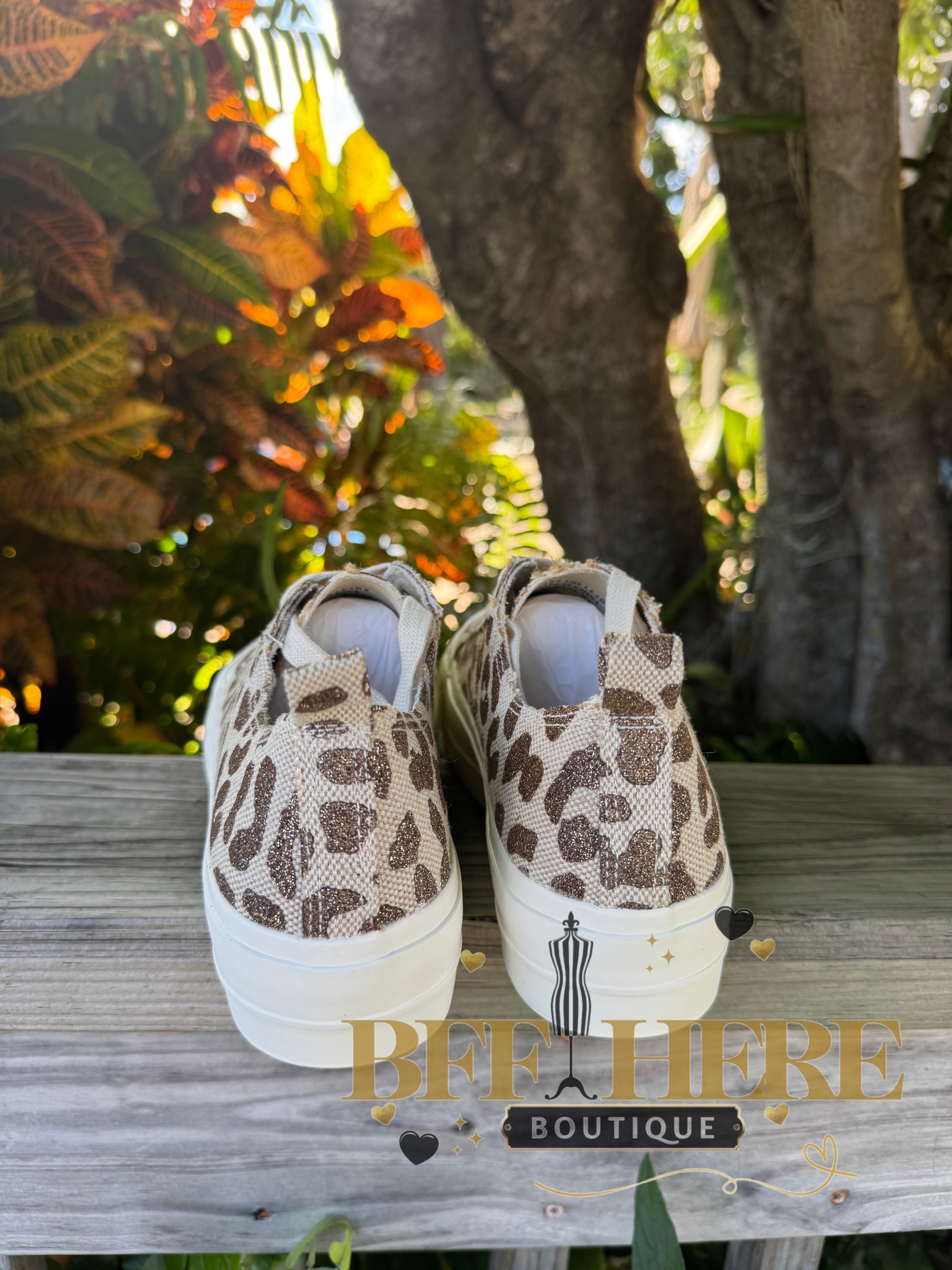 Take The Lead - Tan Sparkle Leopard by Corkys - BFF Here