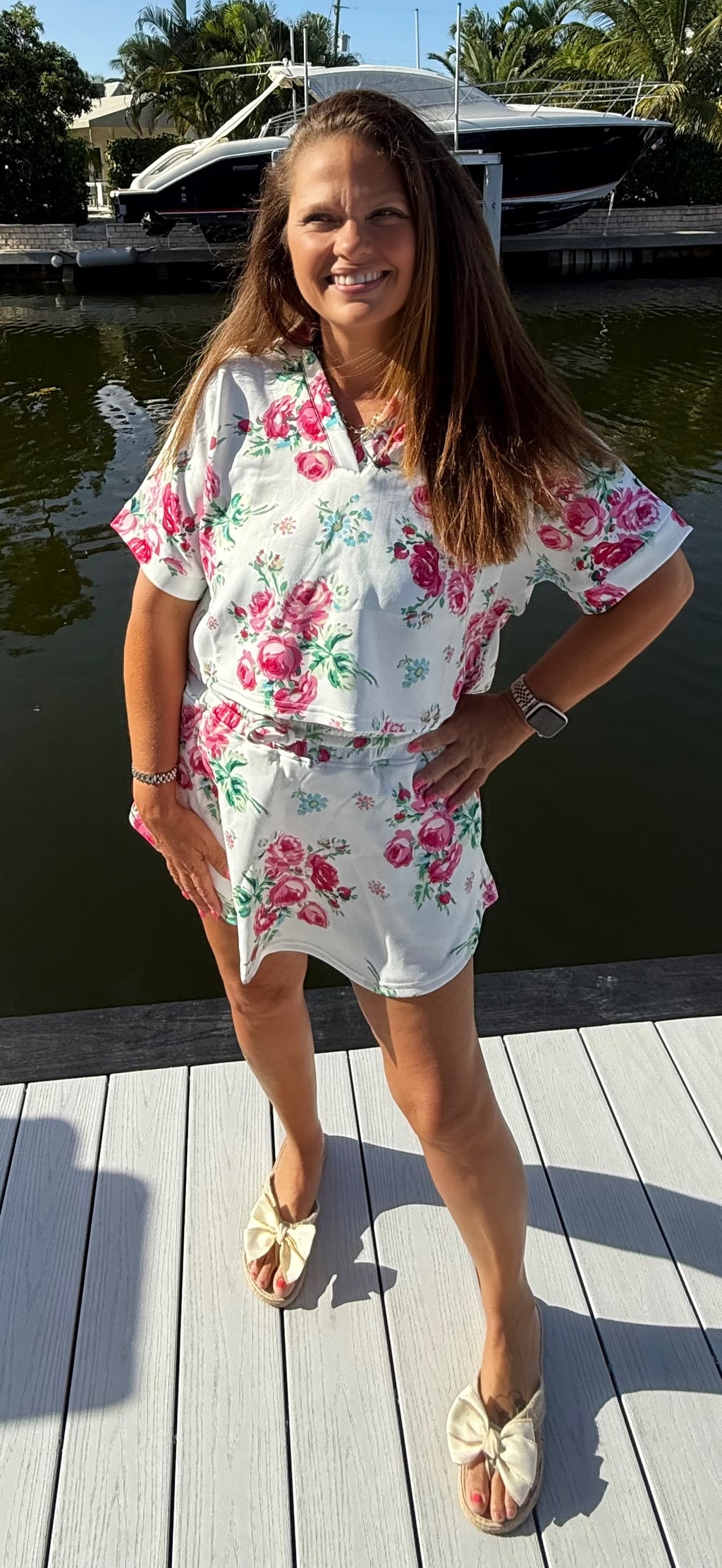 Hot To Spot Floral Skort Set by Blakeley - BFF Here