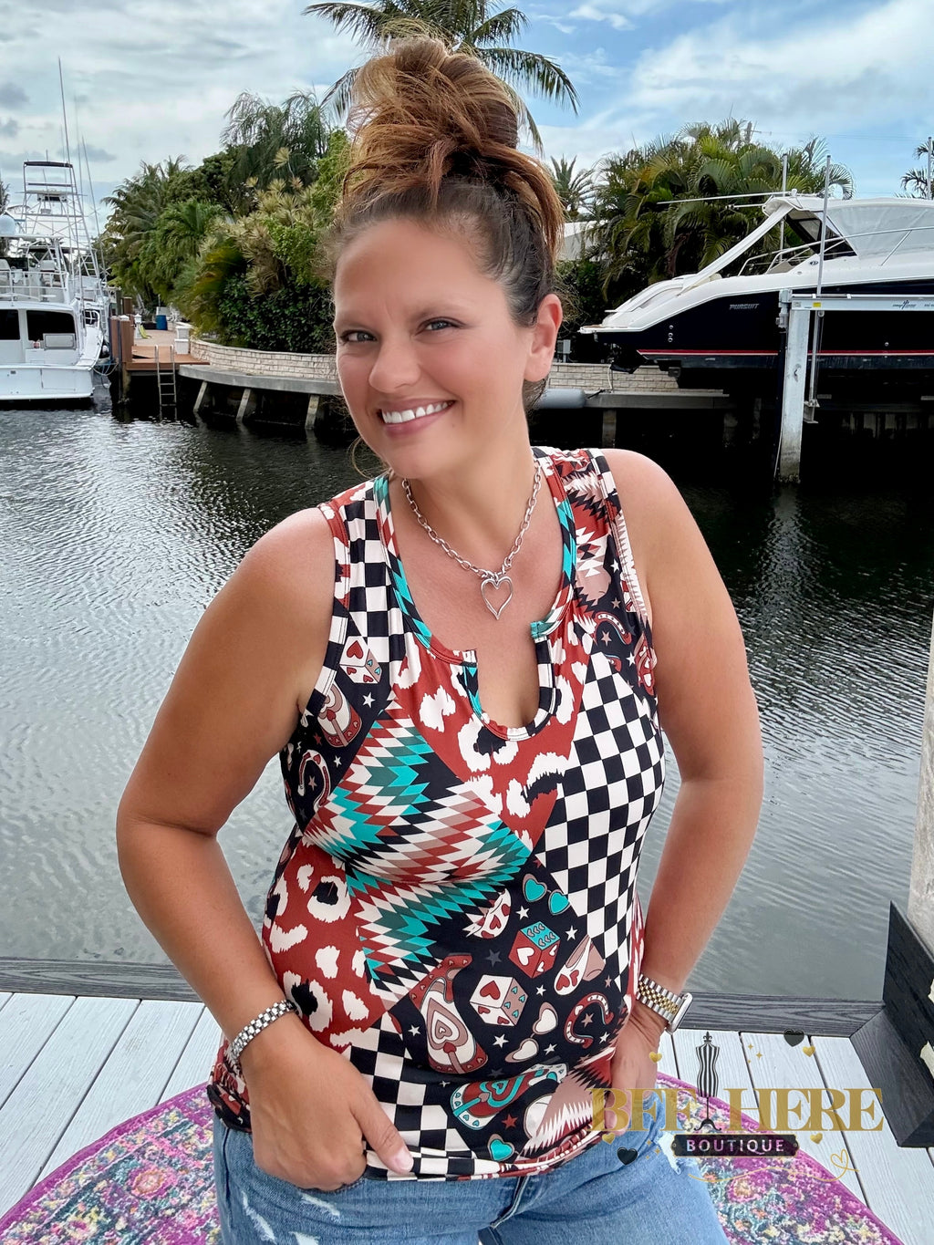 Life Is A Gamble Tank Top by Sterling Kreek - BFF Here