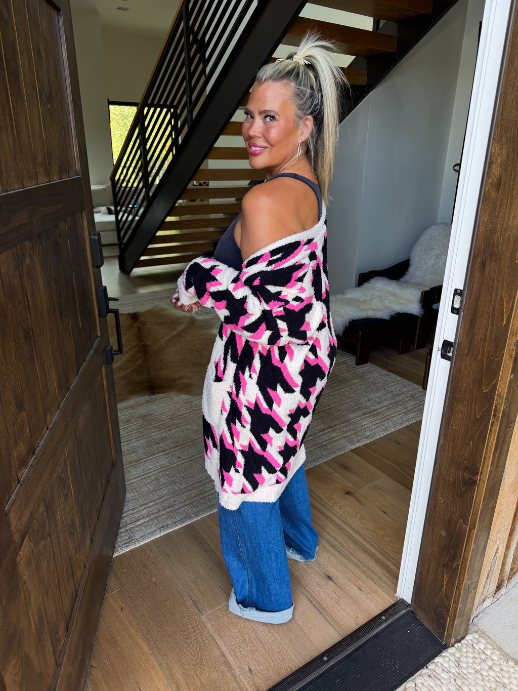 PREORDER: Houndstooth Cloud Cardigan by Blakeley (ETA November)