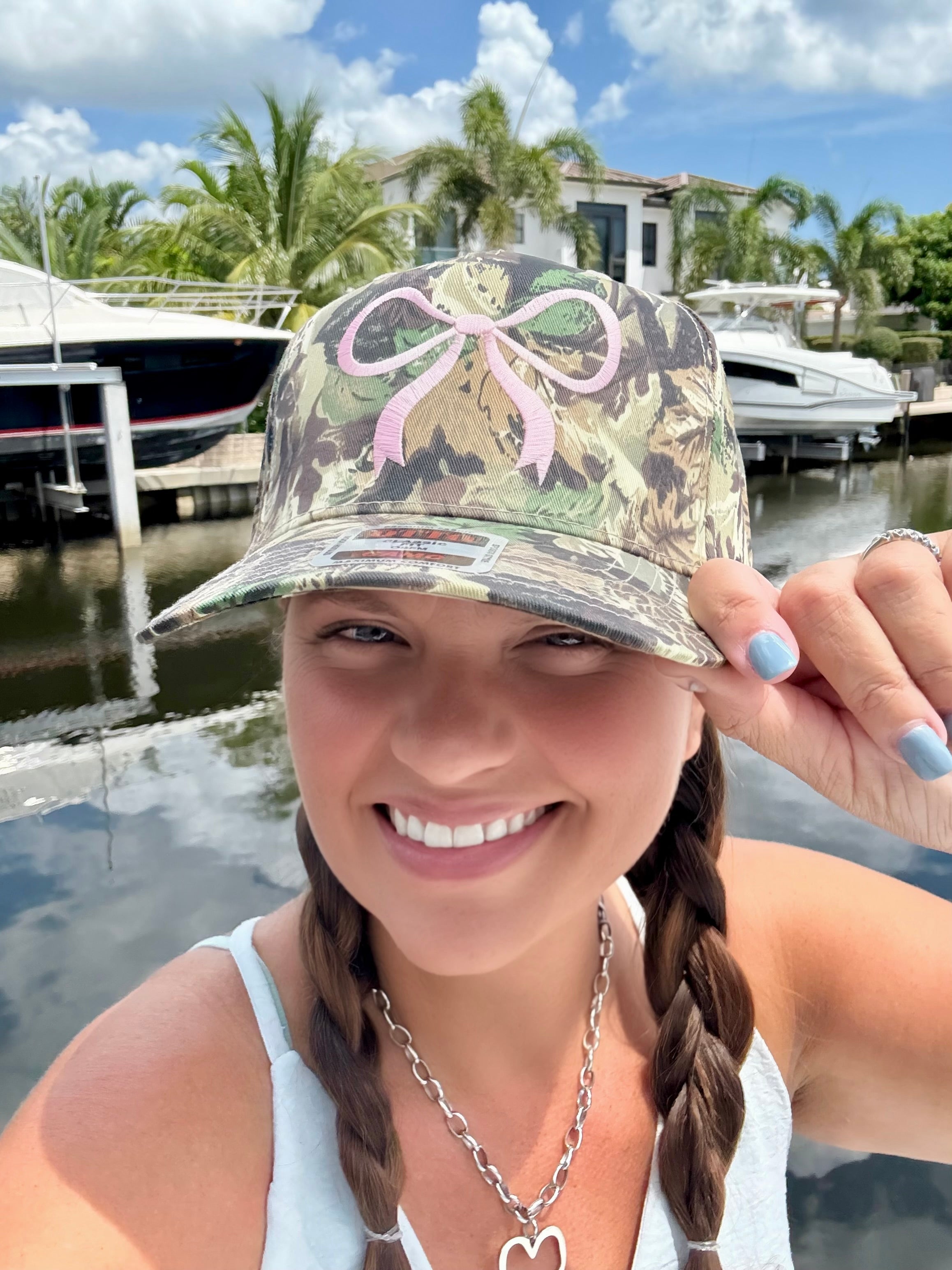 Camo Ribbon Cap - BFF Here