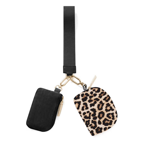 PREORDER: Double Pouch Wristlet by Jess Lea / Safari Chic (ETA: Late November) - BFF Here