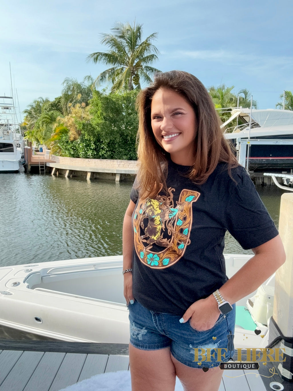 Threw A Shoe Tee by Sterling Kreek - BFF Here